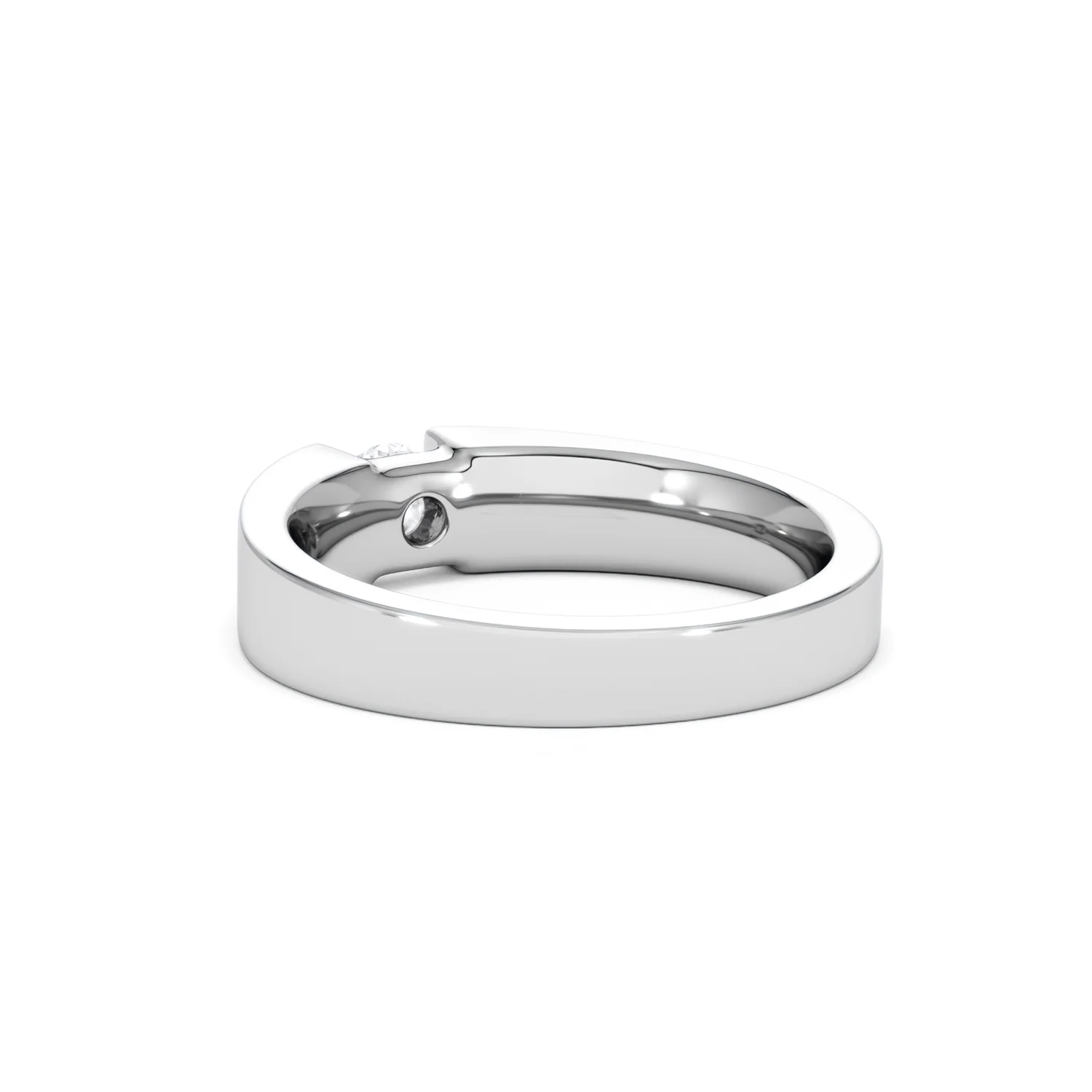 Certified Jessica 18K White Gold Diamond Engagement Ring 0.33CT-F-G/VS - Image 56
