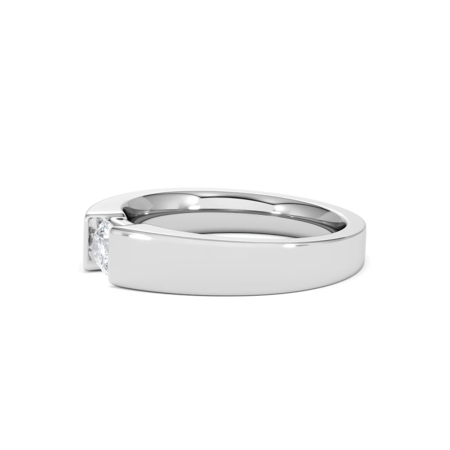 Certified Jessica 18K White Gold Diamond Engagement Ring 0.33CT-F-G/VS - Image 75