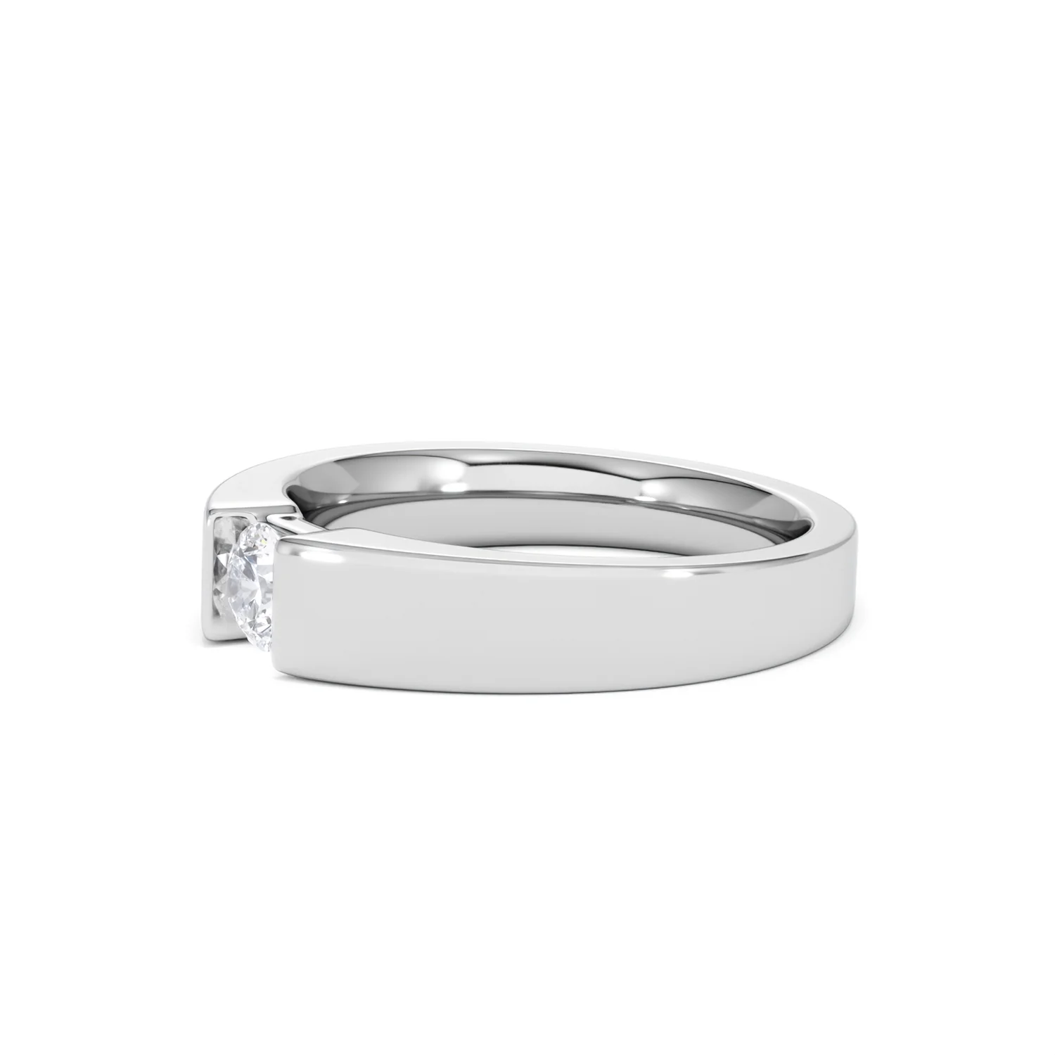 Certified Jessica 18K White Gold Diamond Engagement Ring 0.33CT-F-G/VS - Image 76
