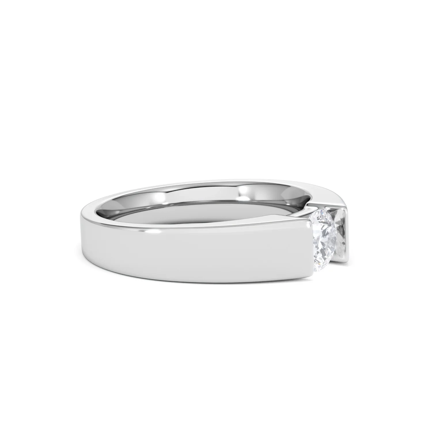Certified Jessica 18K White Gold Diamond Engagement Ring 0.50CT - Image 20