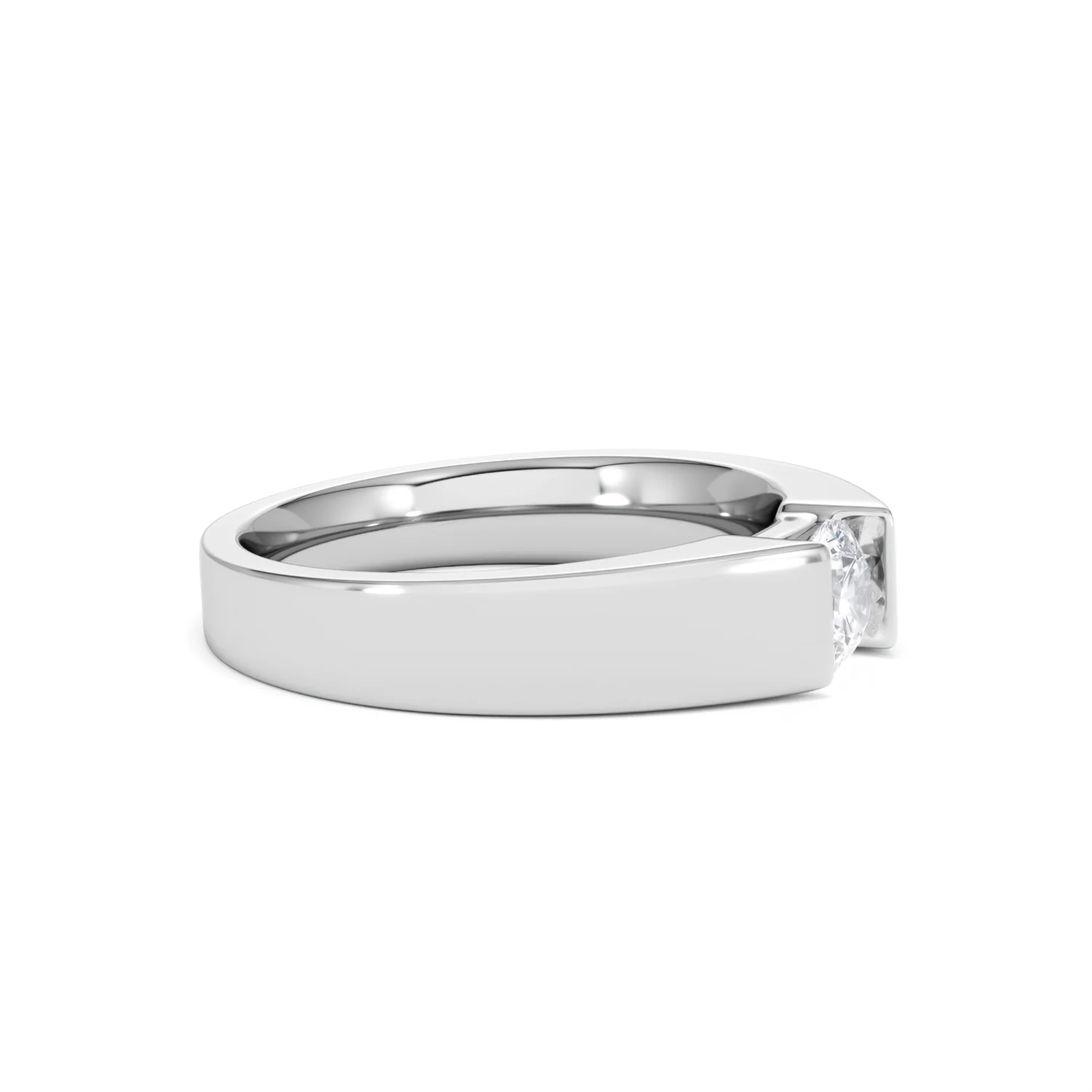 Certified Jessica 18K White Gold Diamond Engagement Ring 0.50CT - Image 22