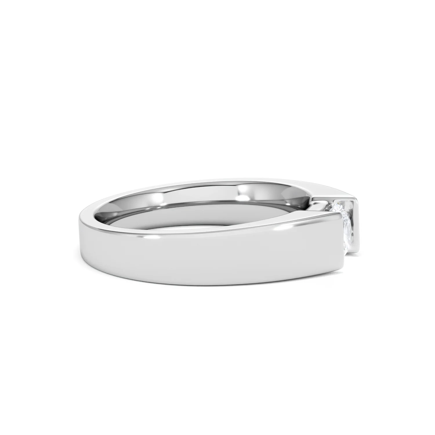 Certified Jessica 18K White Gold Diamond Engagement Ring 0.50CT - Image 24