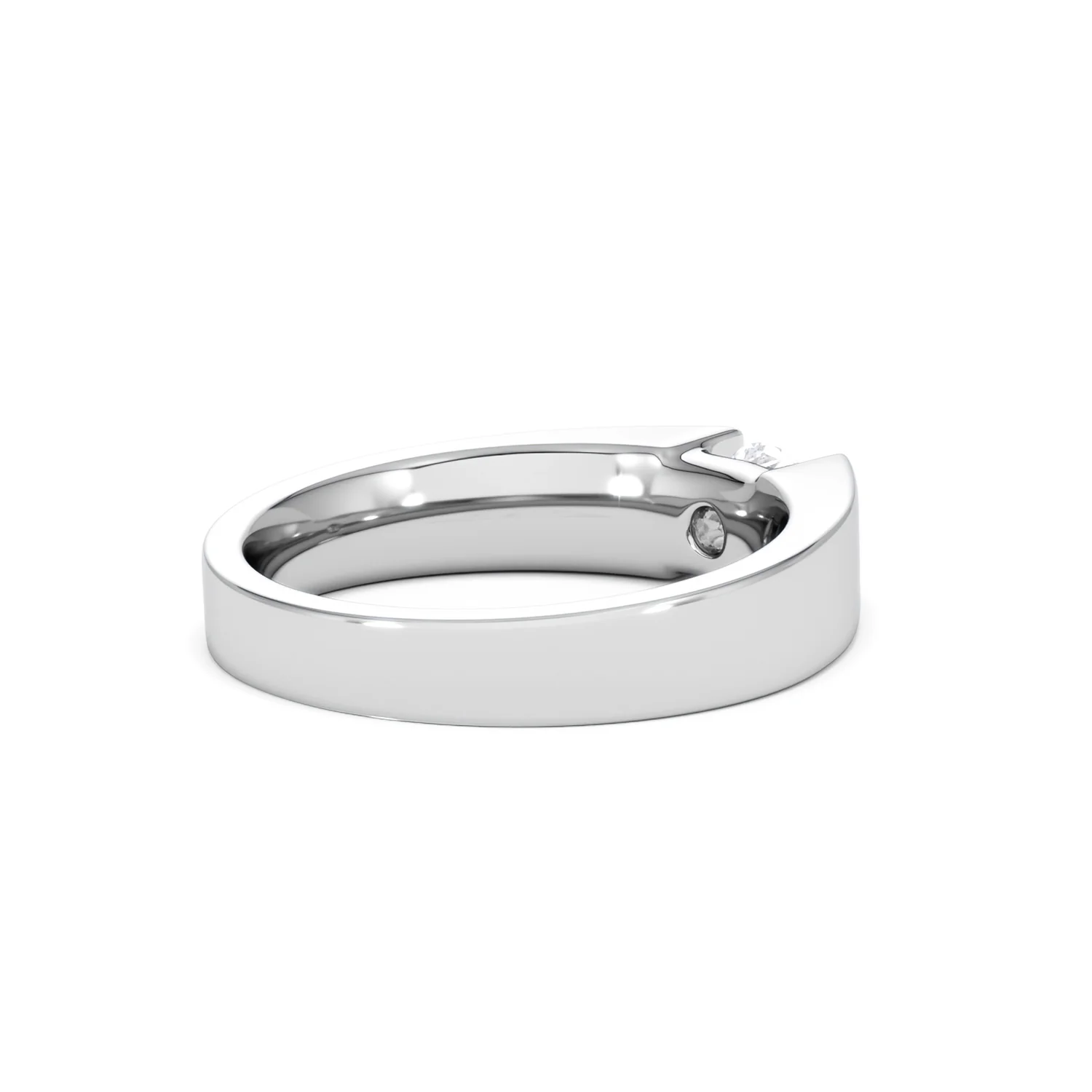 Certified Jessica 18K White Gold Diamond Engagement Ring 0.50CT - Image 37