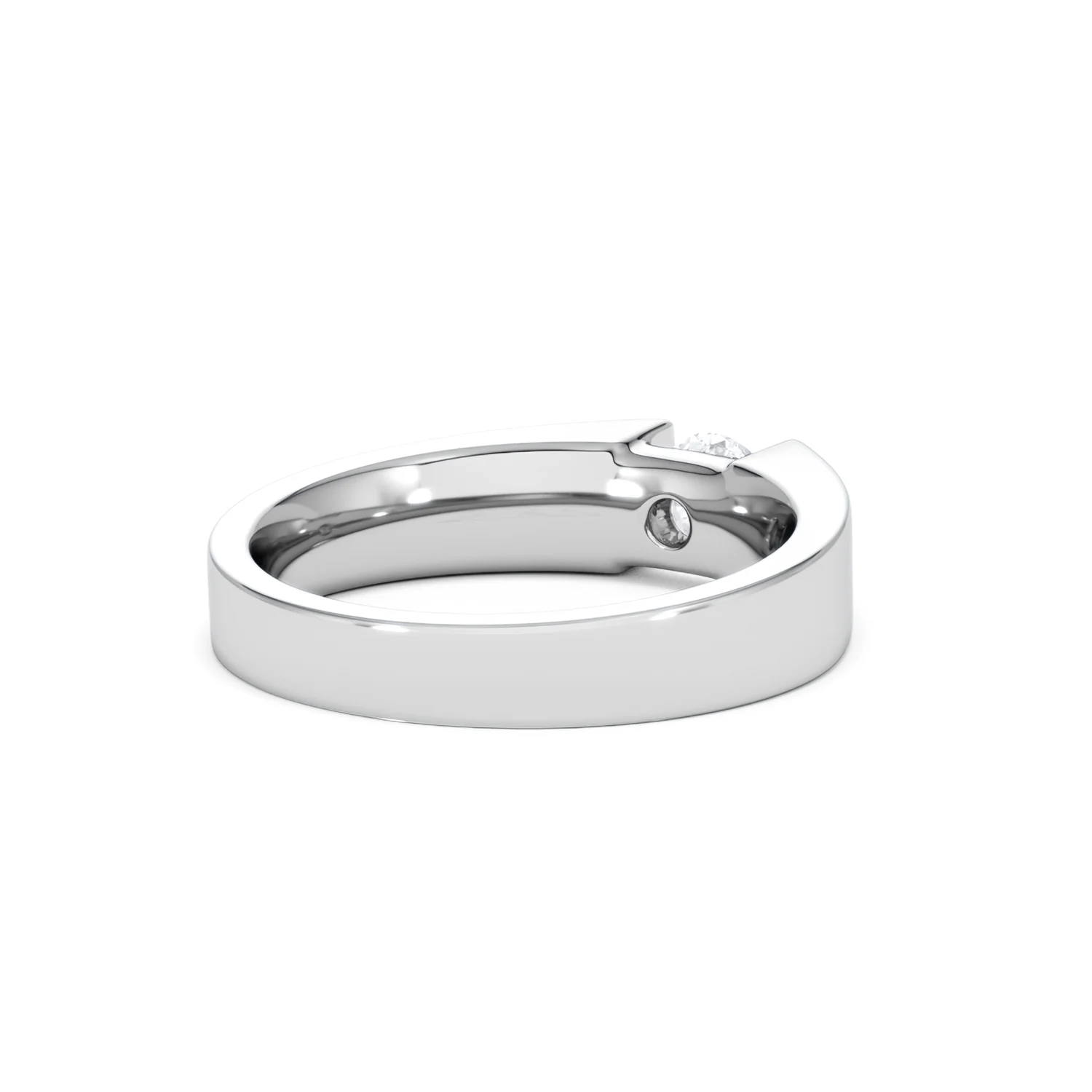 Certified Jessica 18K White Gold Diamond Engagement Ring 0.50CT - Image 40