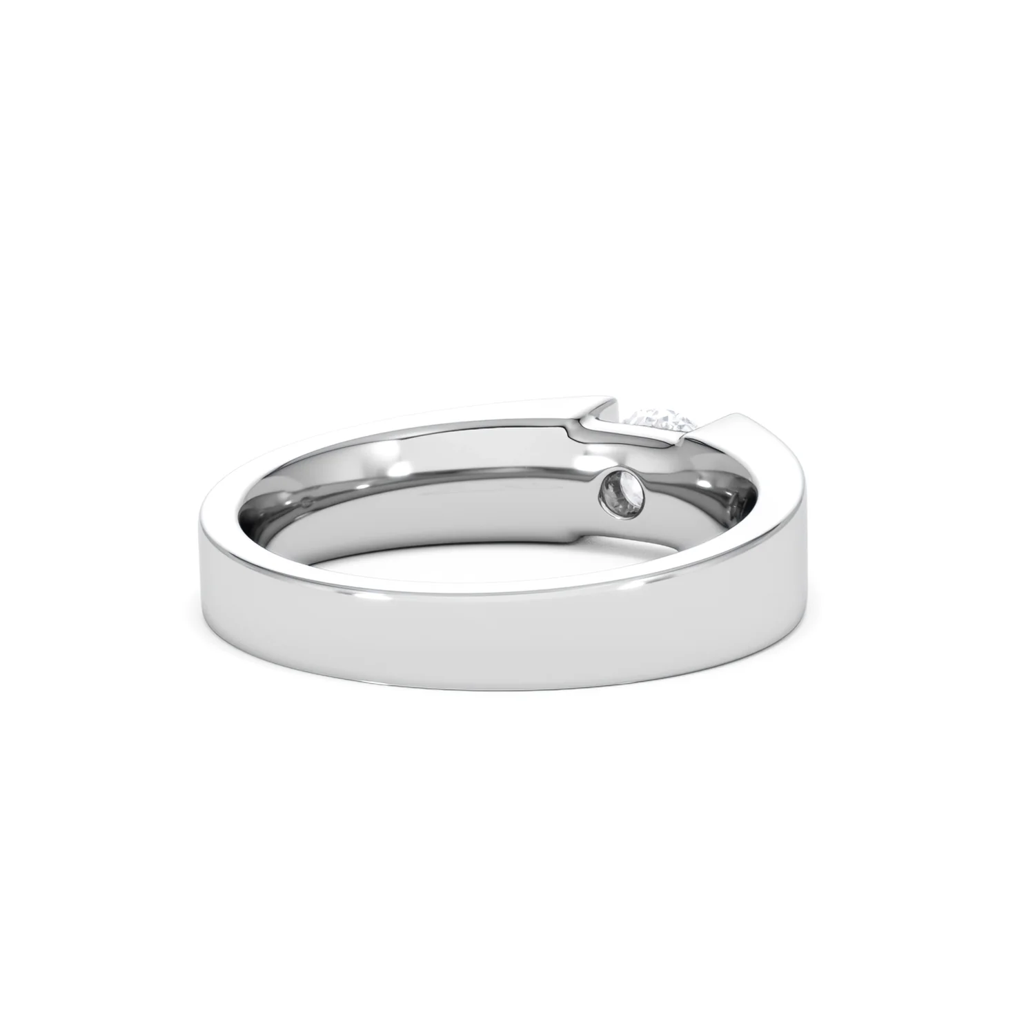 Certified Jessica 18K White Gold Diamond Engagement Ring 0.50CT - Image 41