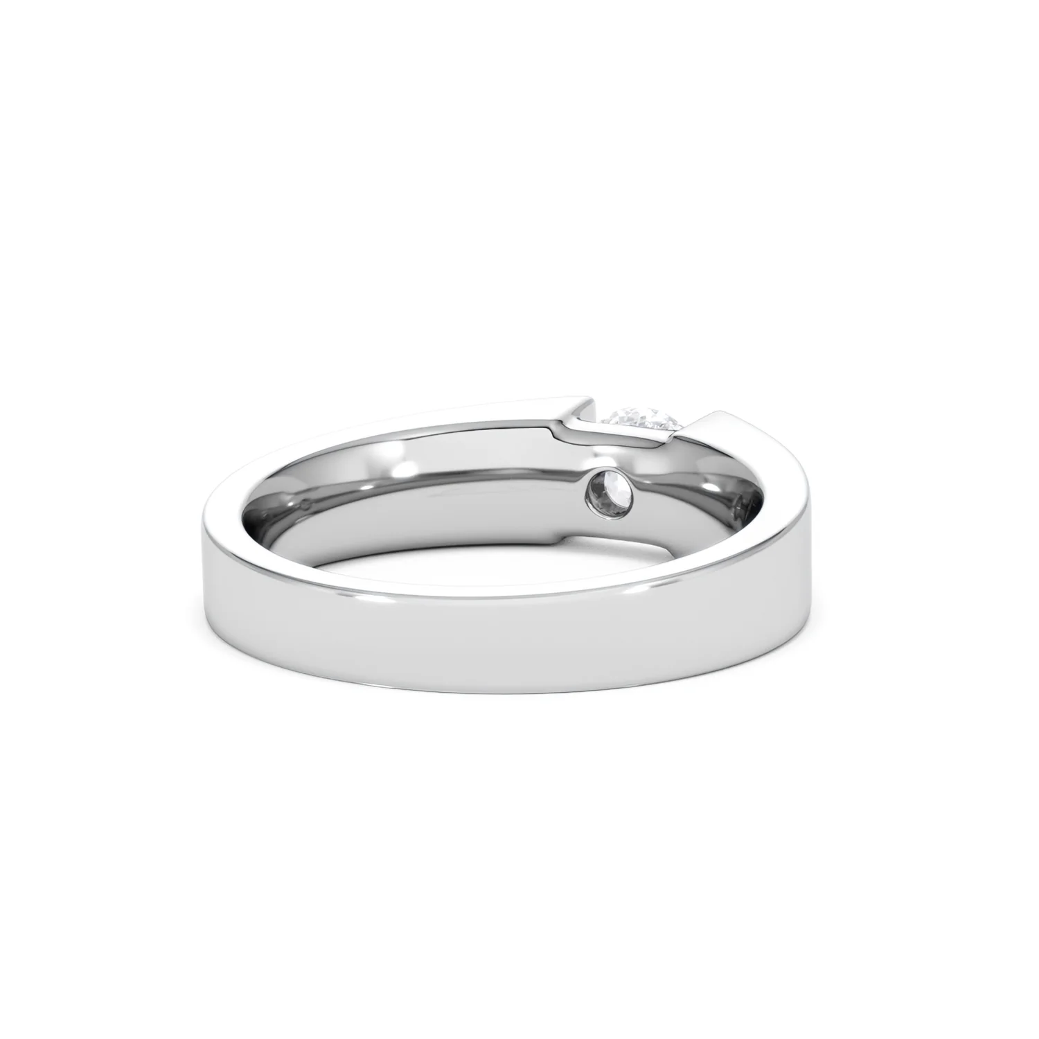 Certified Jessica 18K White Gold Diamond Engagement Ring 0.50CT - Image 42