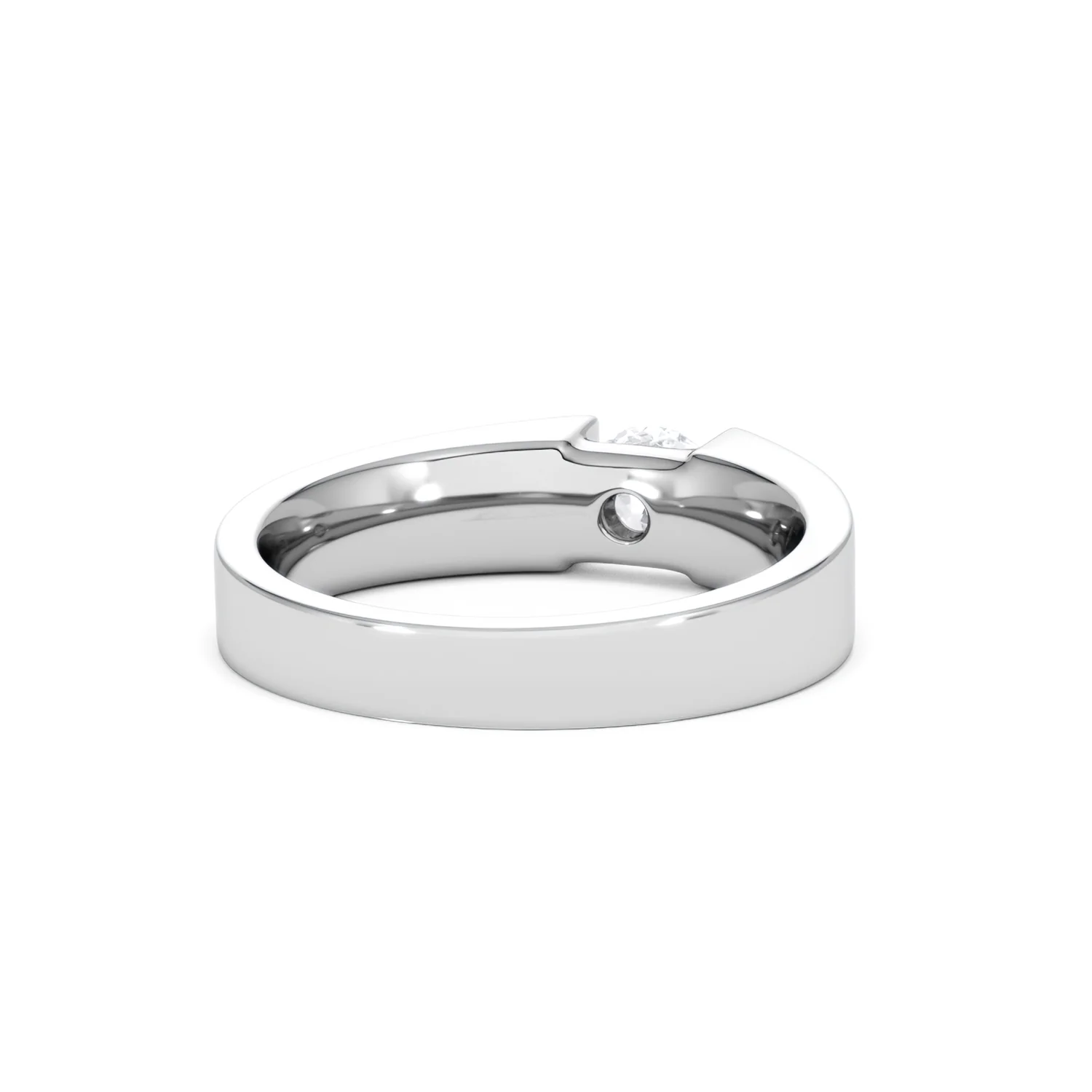 Certified Jessica 18K White Gold Diamond Engagement Ring 0.50CT - Image 43