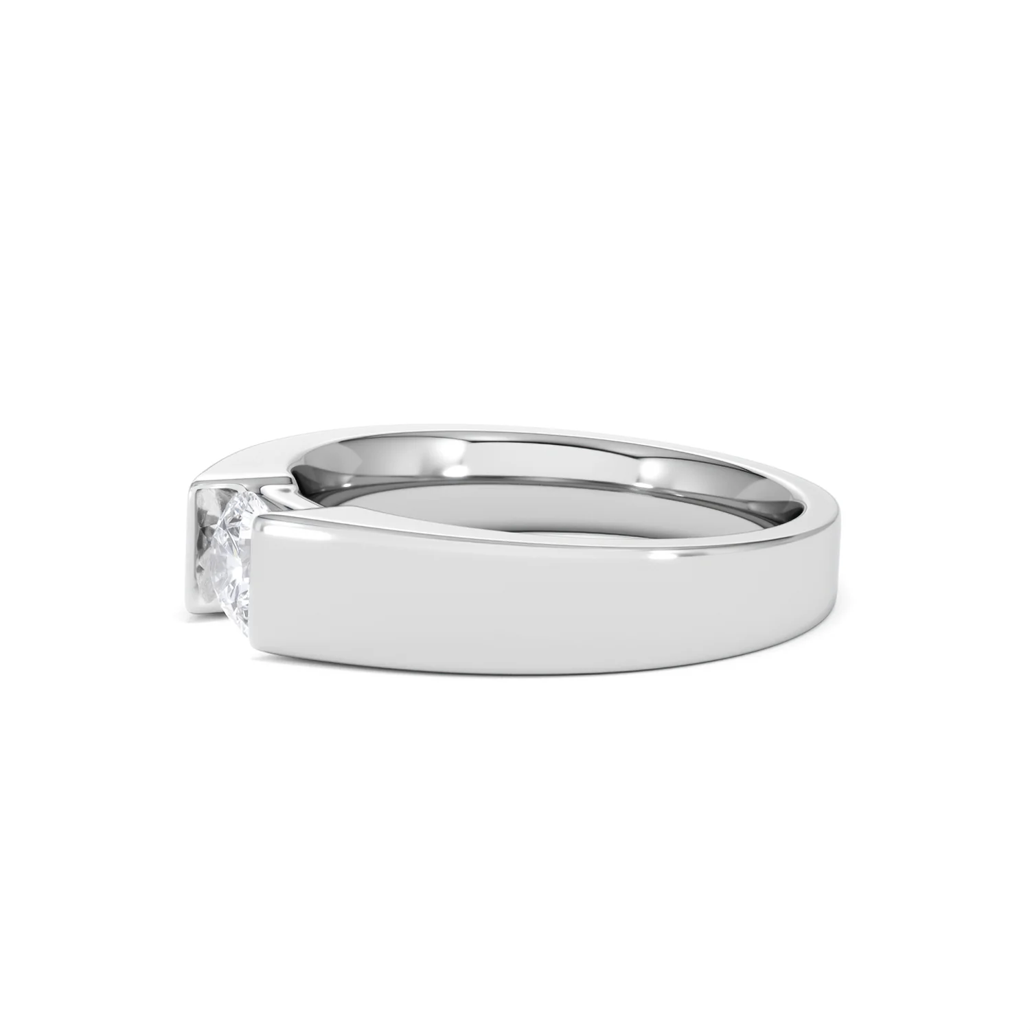Certified Jessica 18K White Gold Diamond Engagement Ring 0.50CT - Image 74