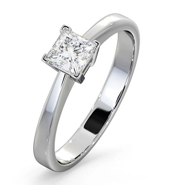 Certified Lauren Platinum Diamond Engagement Ring 0.50CT-F-G/VS