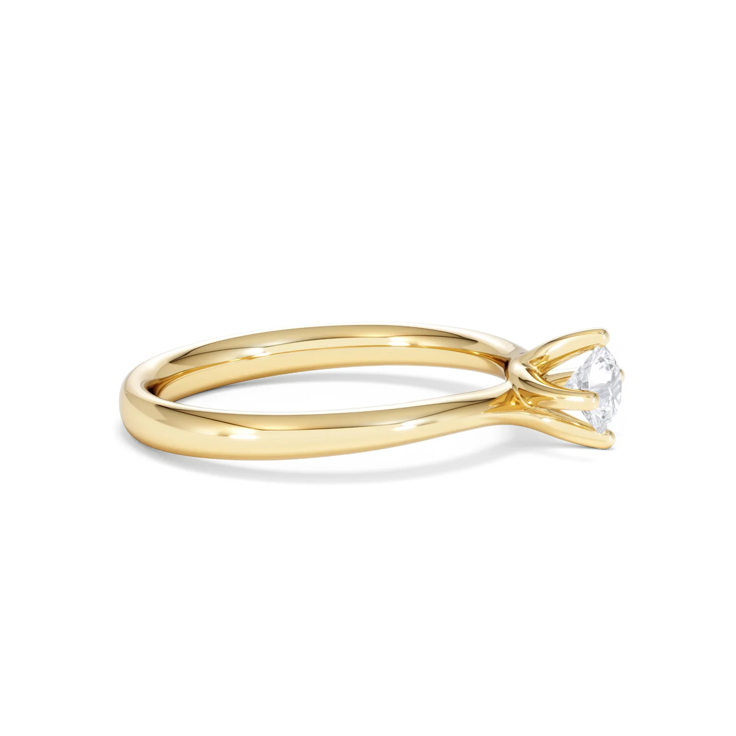 Certified Lily 18K Gold Diamond Engagement Ring 0.33CT - Image 24