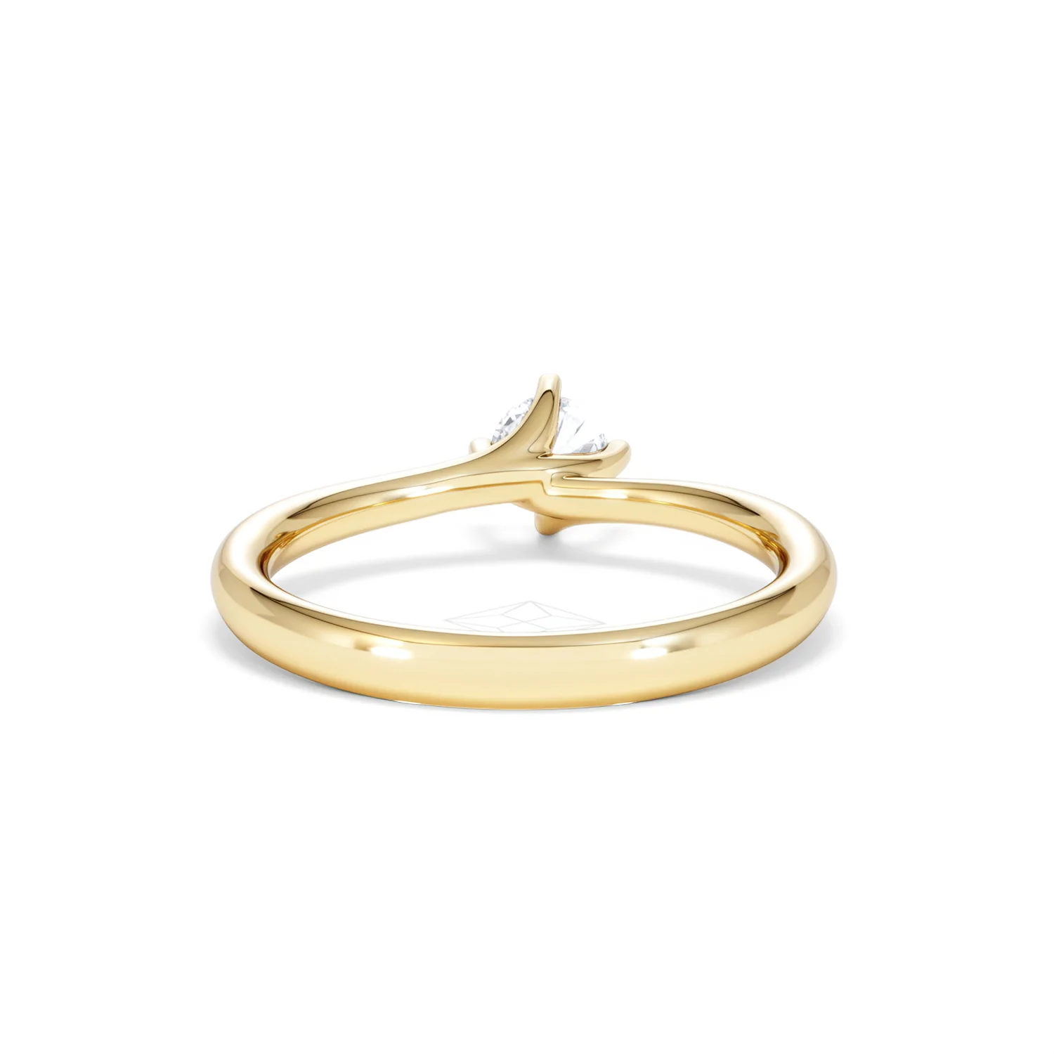 Certified Lily 18K Gold Diamond Engagement Ring 0.33CT - Image 47