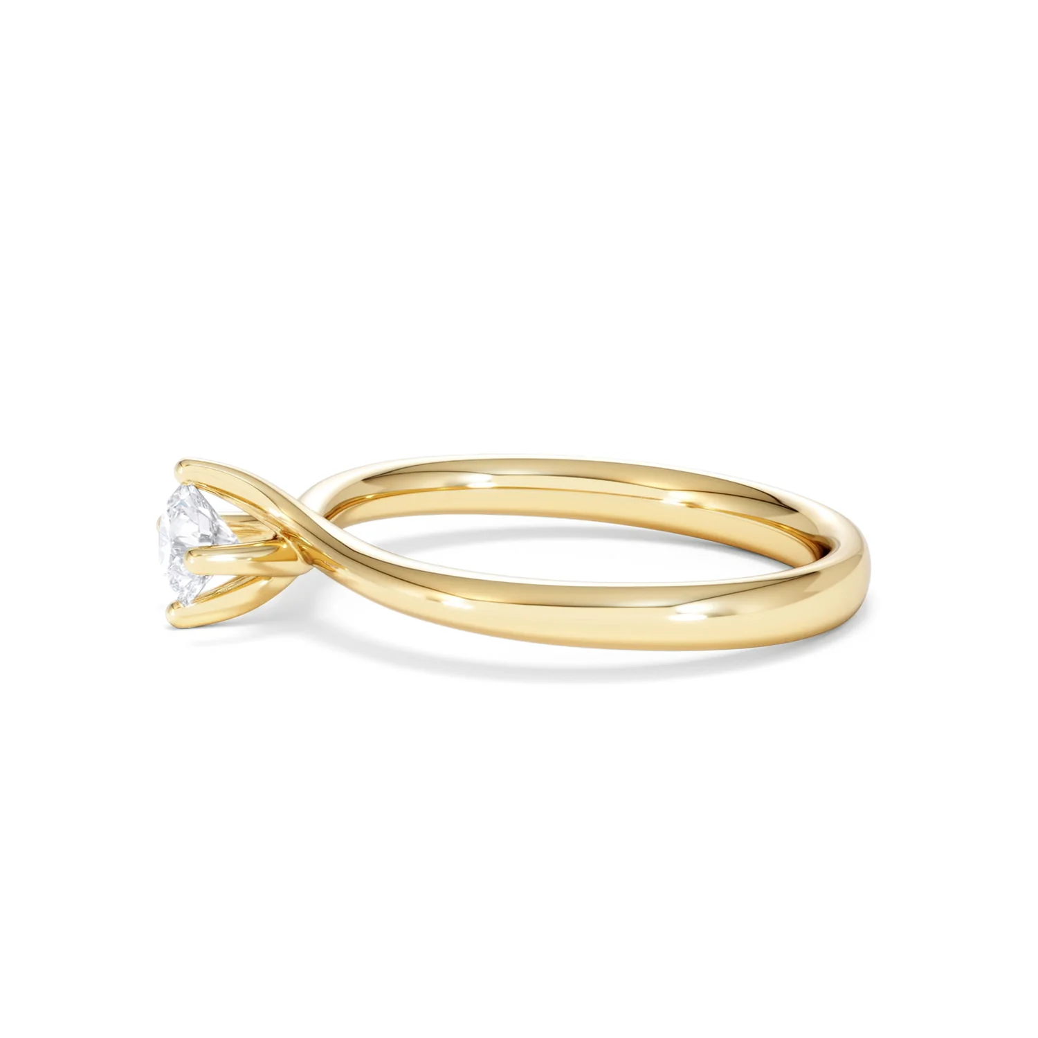 Certified Lily 18K Gold Diamond Engagement Ring 0.33CT - Image 71