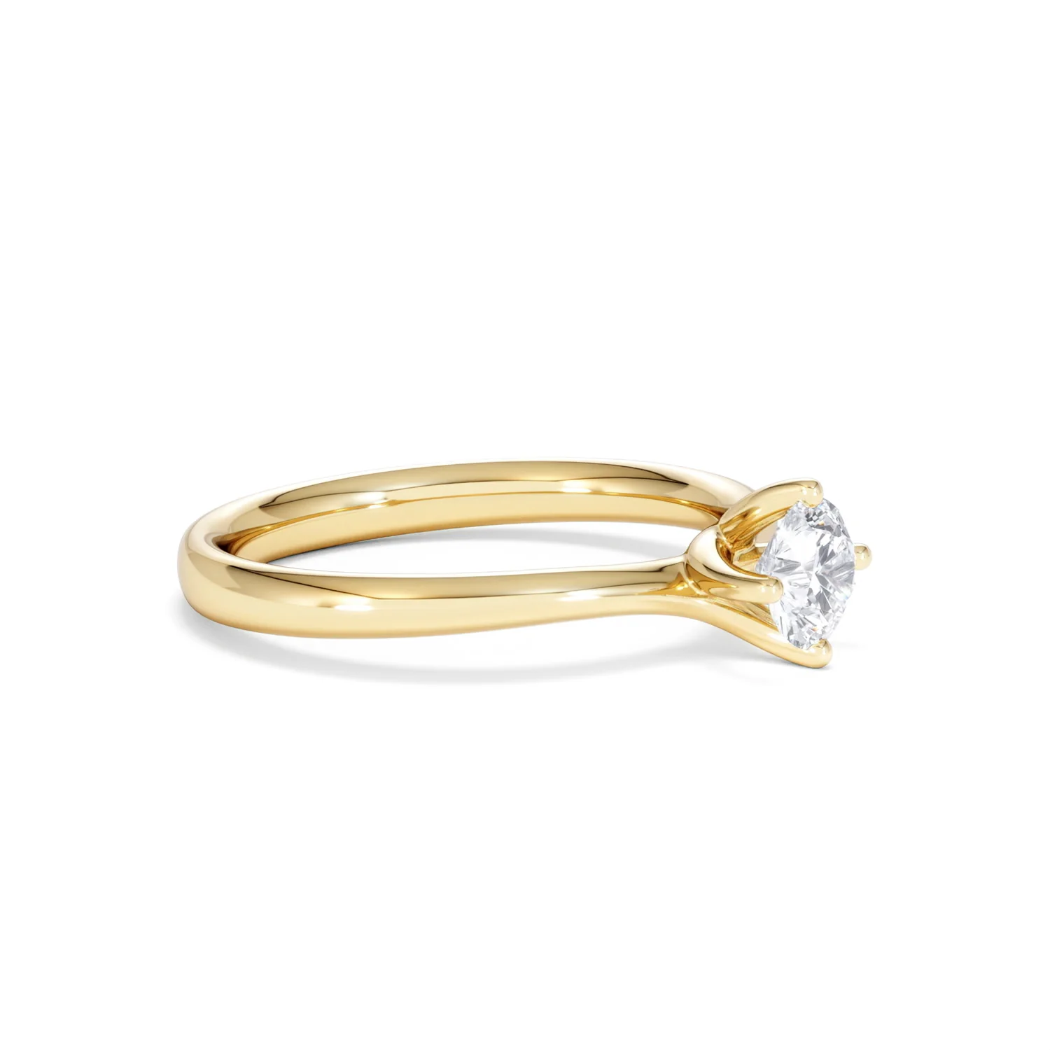 Certified Lily 18K Gold Diamond Engagement Ring 0.50CT - Image 20