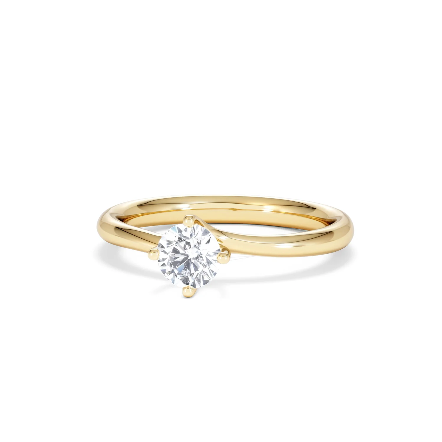 Certified Lily 18K Gold Diamond Engagement Ring 0.50CT - Image 85