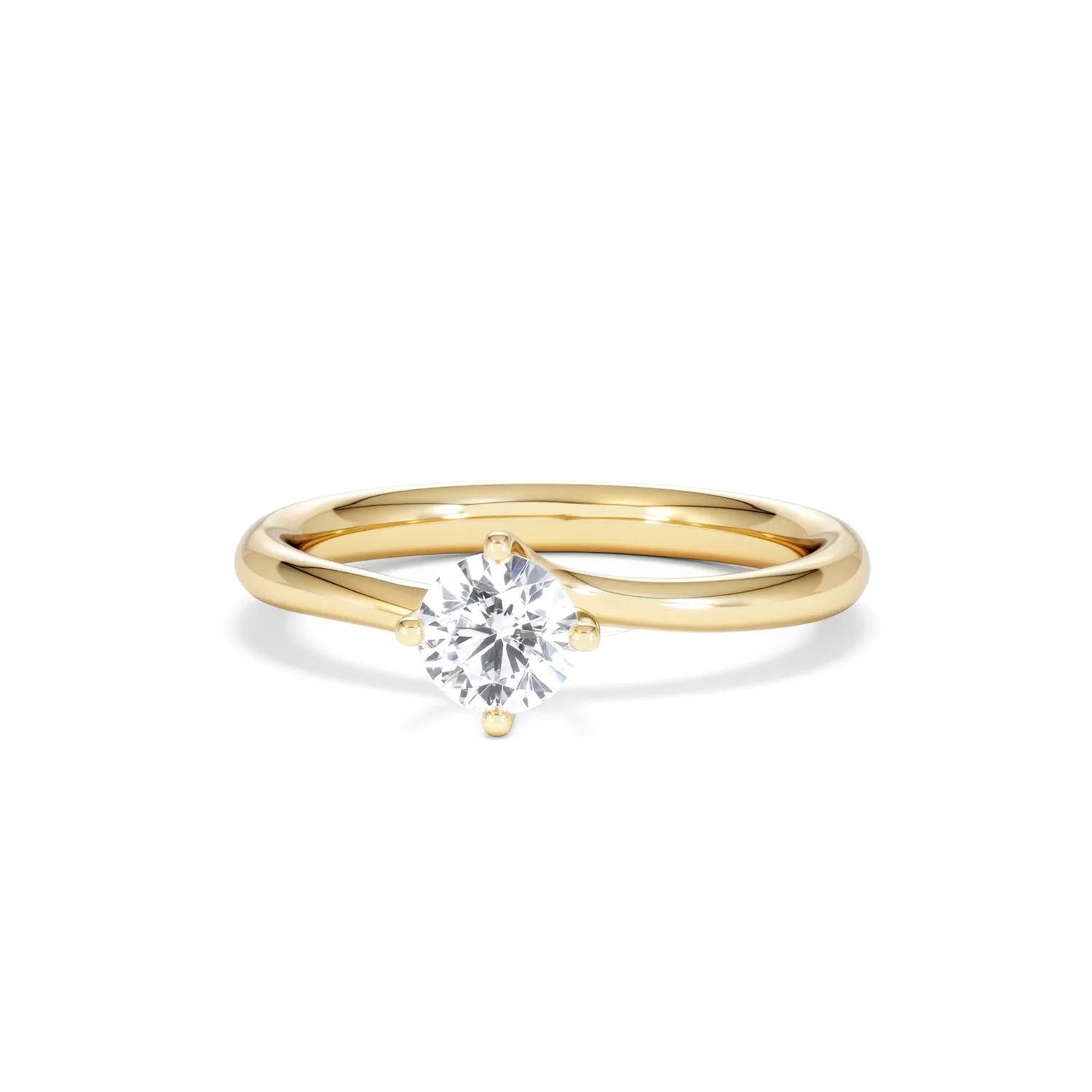 Certified Lily 18K Gold Diamond Engagement Ring 0.50CT - Image 86