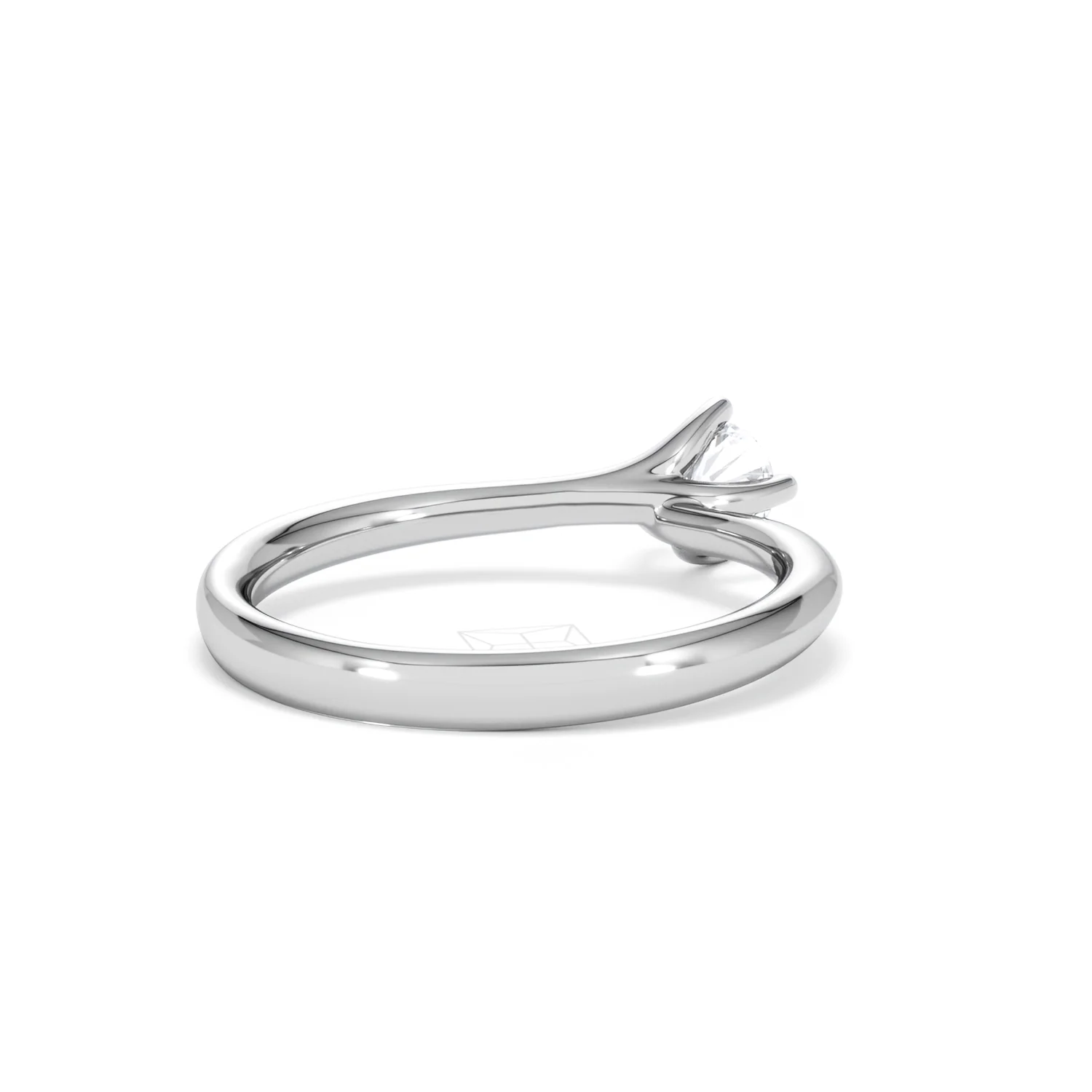 Certified Lily Platinum Diamond Engagement Ring 0.33CT-F-G/VS - Image 41