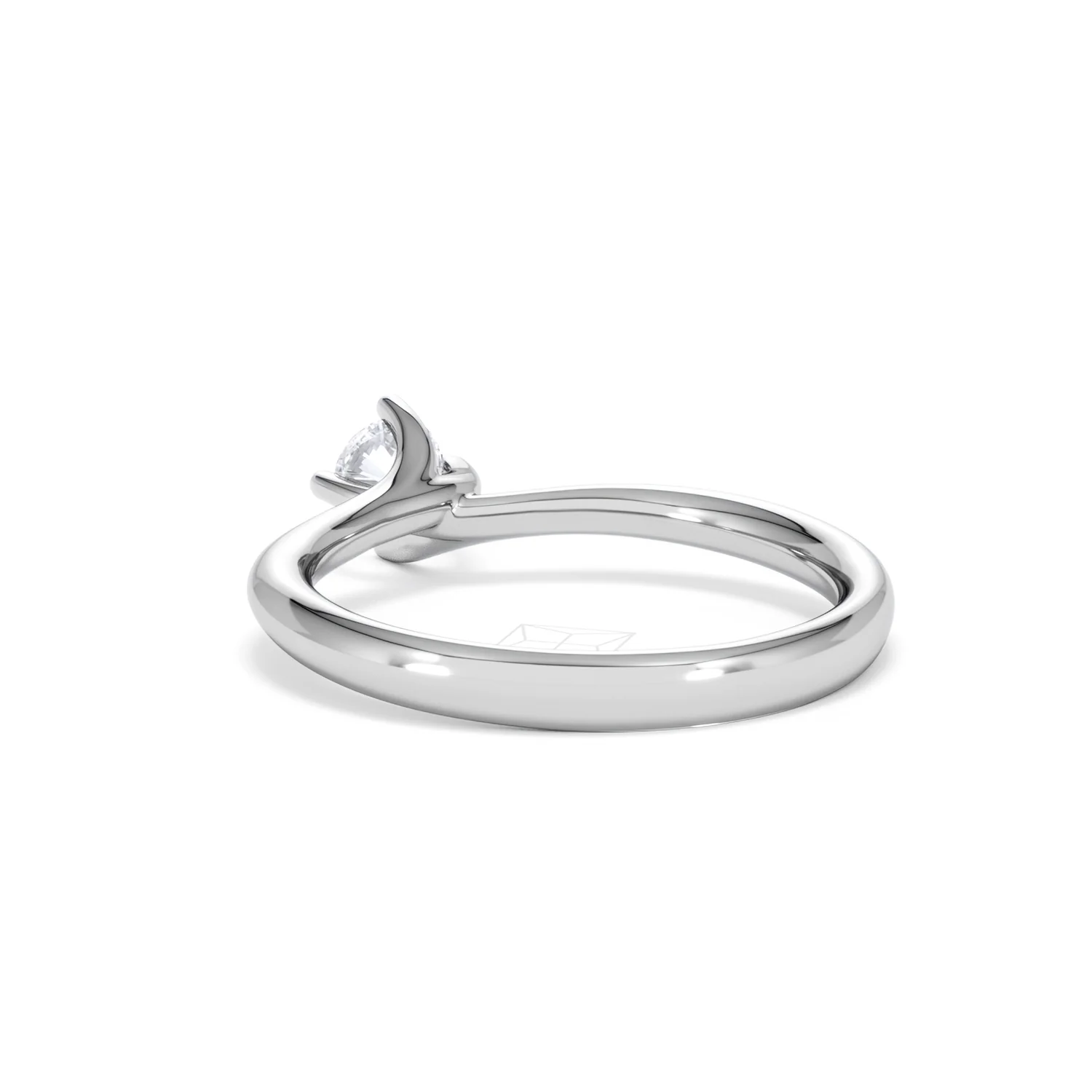 Certified Lily Platinum Diamond Engagement Ring 0.33CT-F-G/VS - Image 54