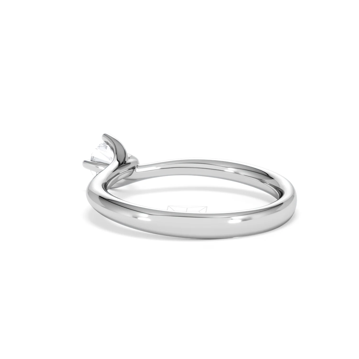 Certified Lily Platinum Diamond Engagement Ring 0.33CT-F-G/VS - Image 57