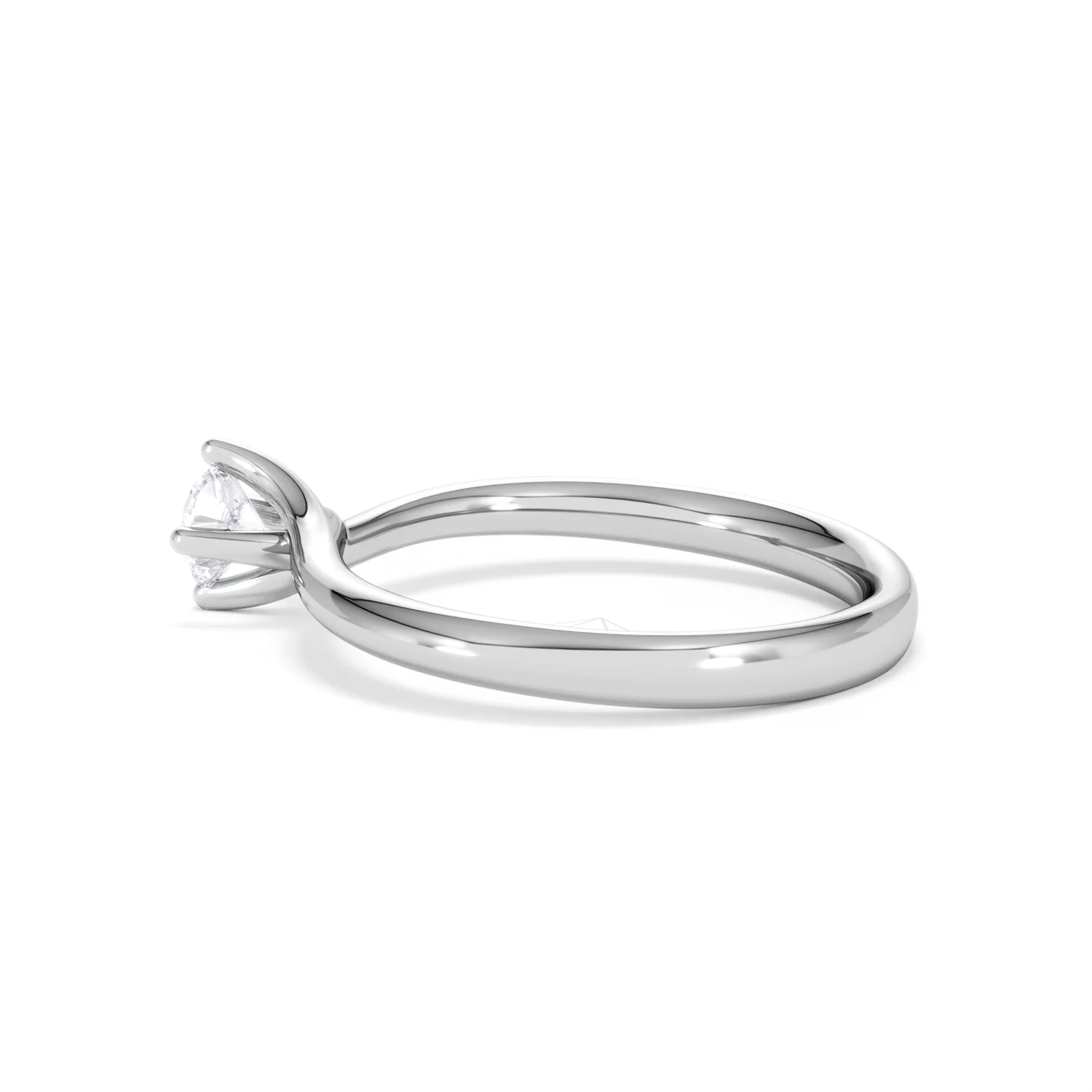Certified Lily Platinum Diamond Engagement Ring 0.33CT-F-G/VS - Image 64
