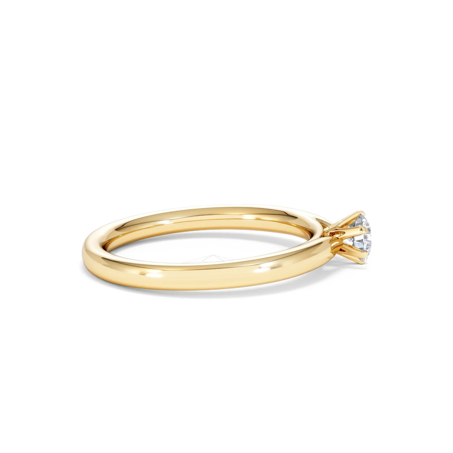 Certified Low Set Chloe 18K Gold Diamond Engagement Ring 0.25CT - Image 28