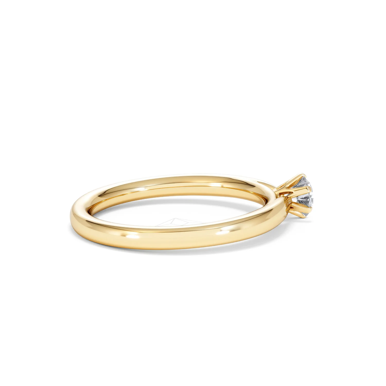 Certified Low Set Chloe 18K Gold Diamond Engagement Ring 0.25CT - Image 31
