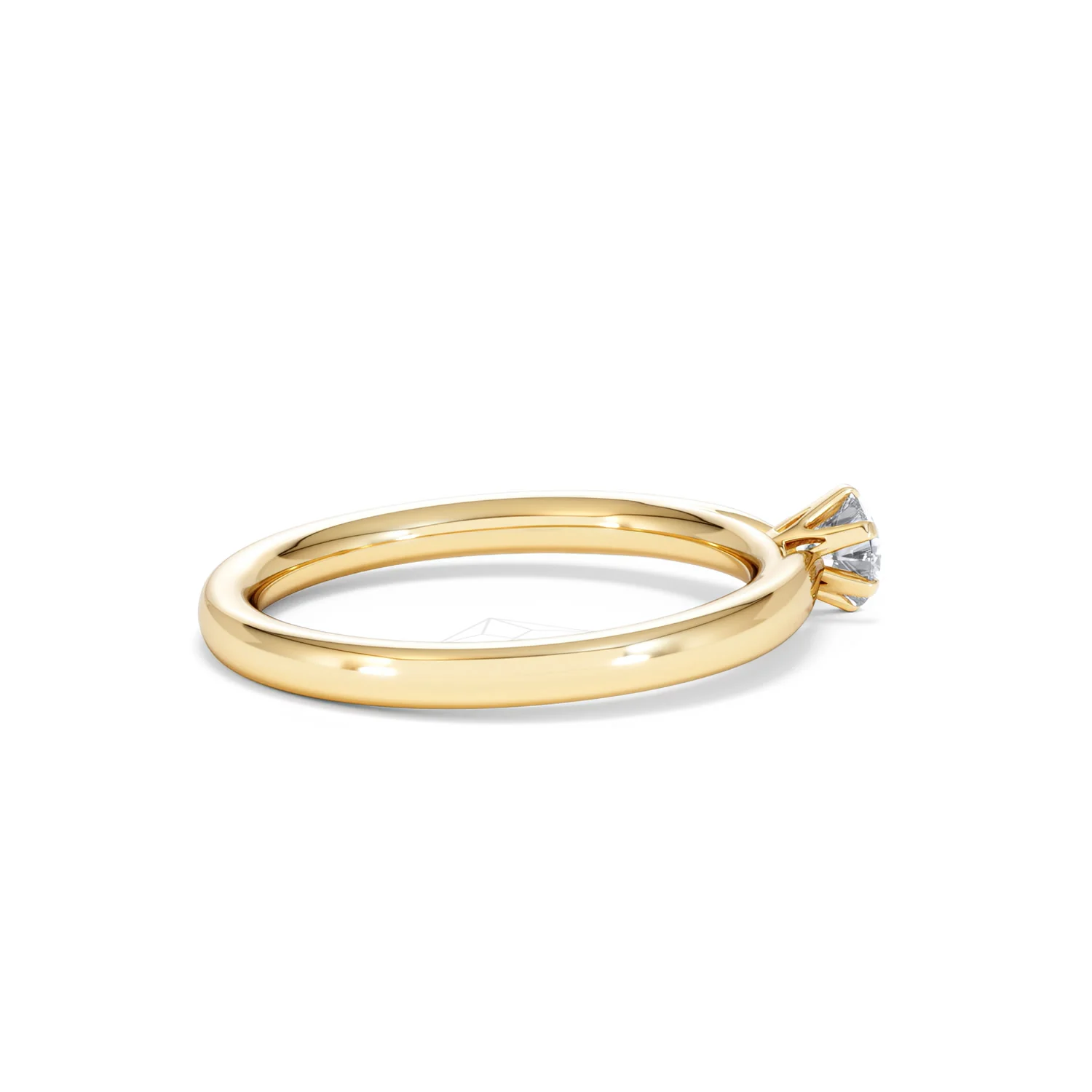 Certified Low Set Chloe 18K Gold Diamond Engagement Ring 0.25CT - Image 32