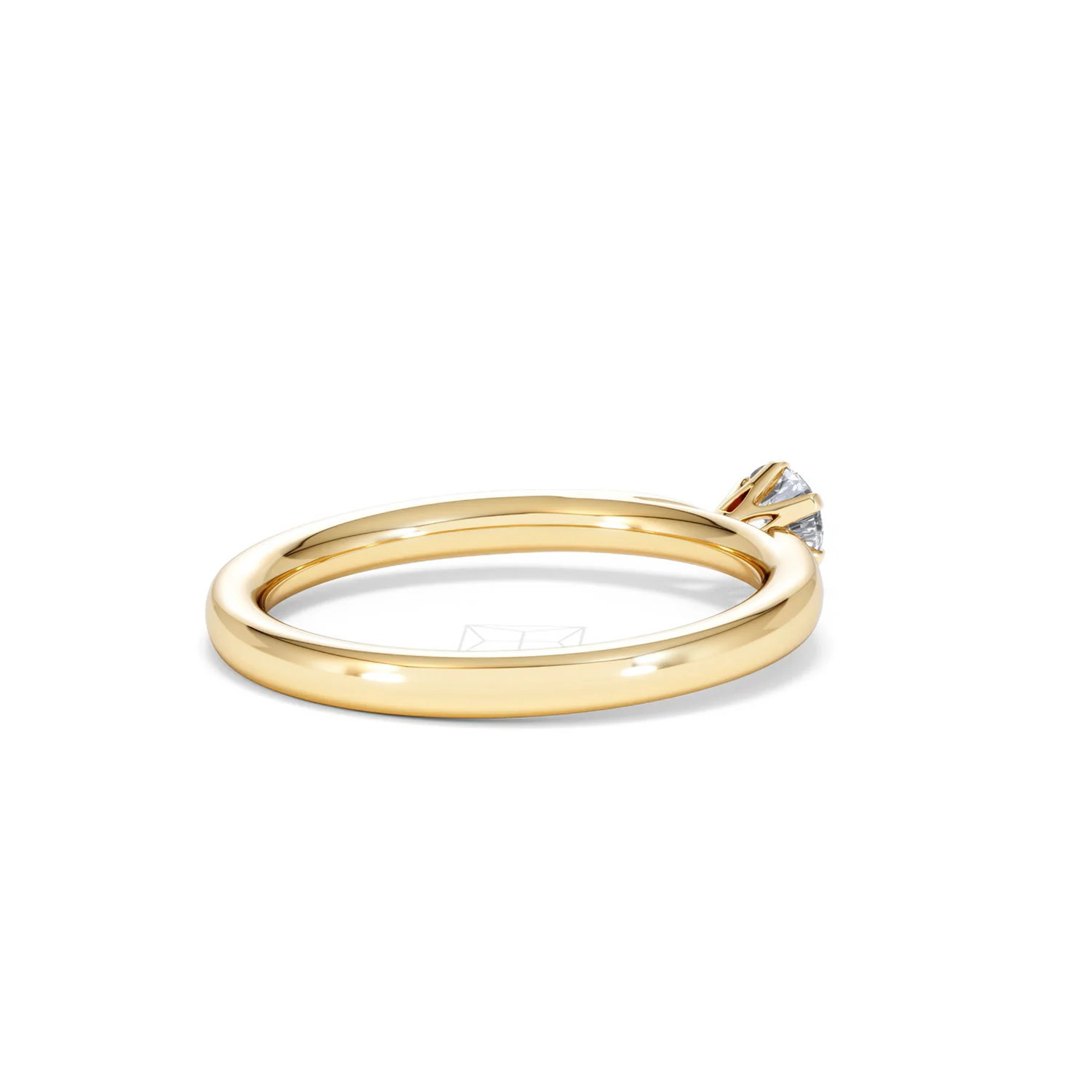 Certified Low Set Chloe 18K Gold Diamond Engagement Ring 0.25CT - Image 37
