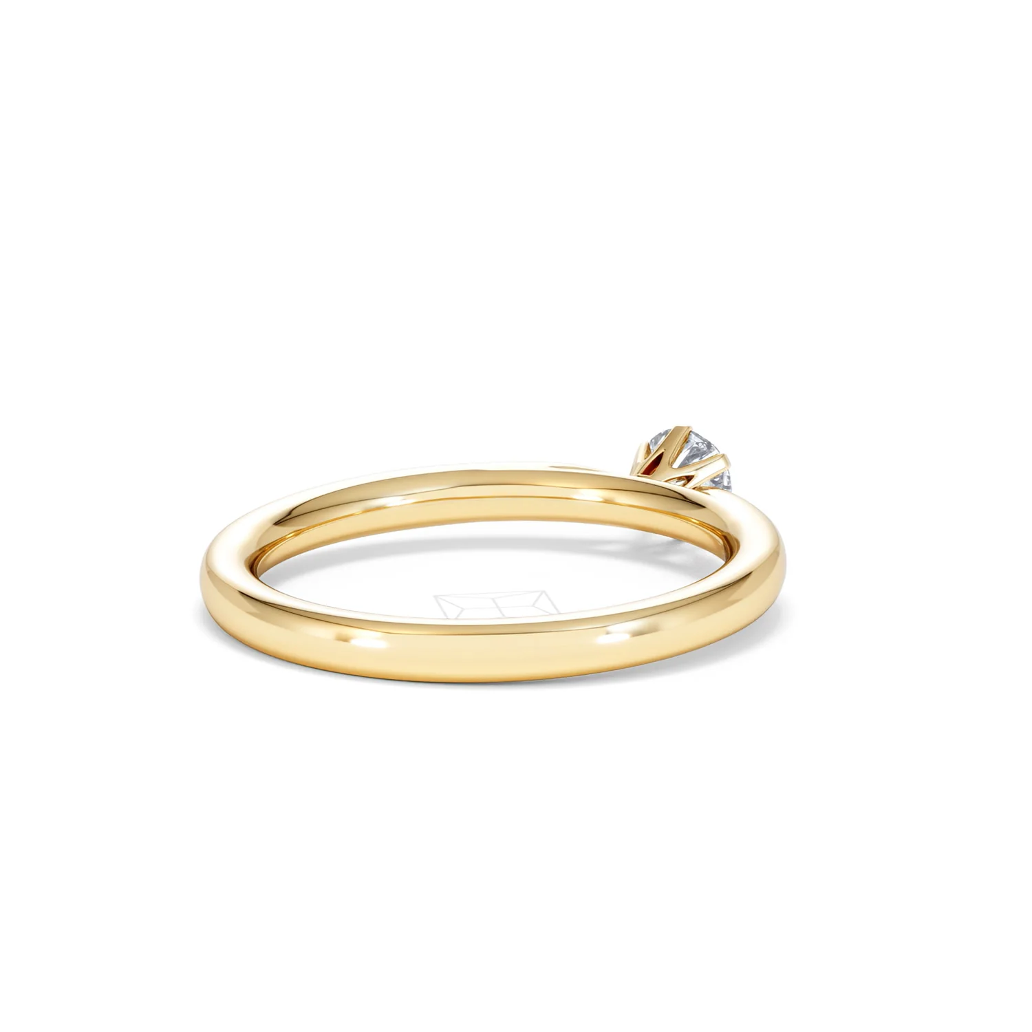 Certified Low Set Chloe 18K Gold Diamond Engagement Ring 0.25CT - Image 40
