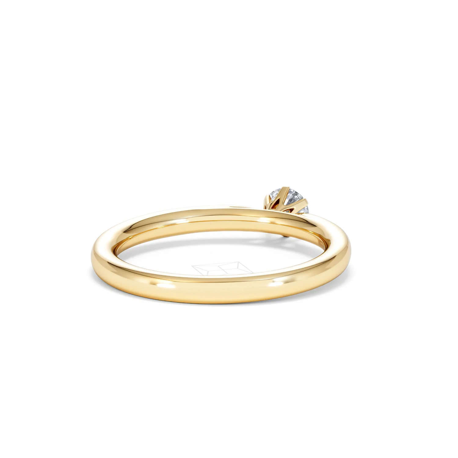 Certified Low Set Chloe 18K Gold Diamond Engagement Ring 0.25CT - Image 42