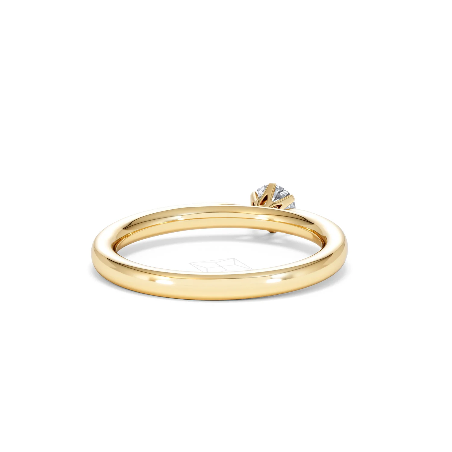 Certified Low Set Chloe 18K Gold Diamond Engagement Ring 0.25CT - Image 43