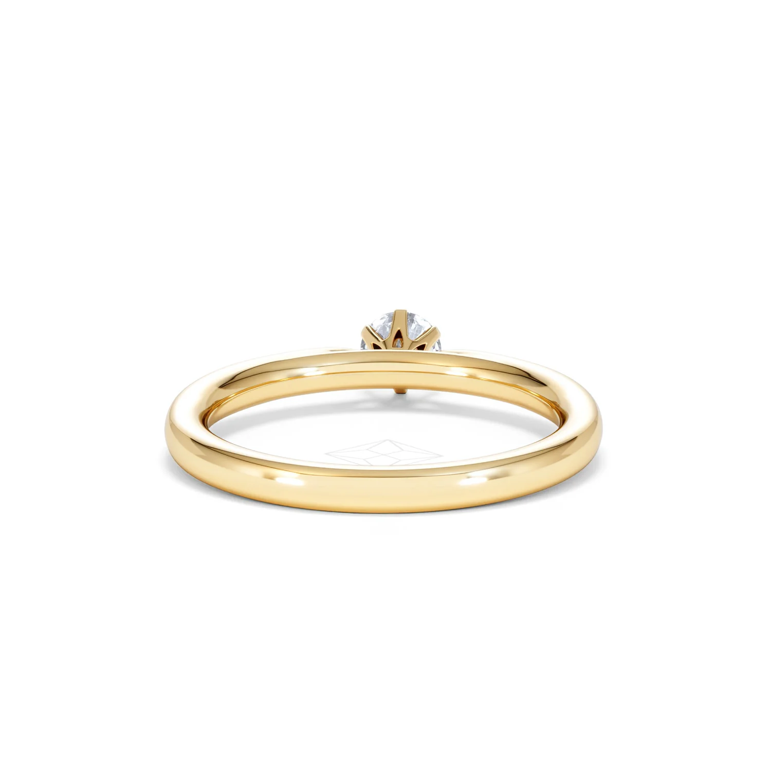 Certified Low Set Chloe 18K Gold Diamond Engagement Ring 0.25CT - Image 47