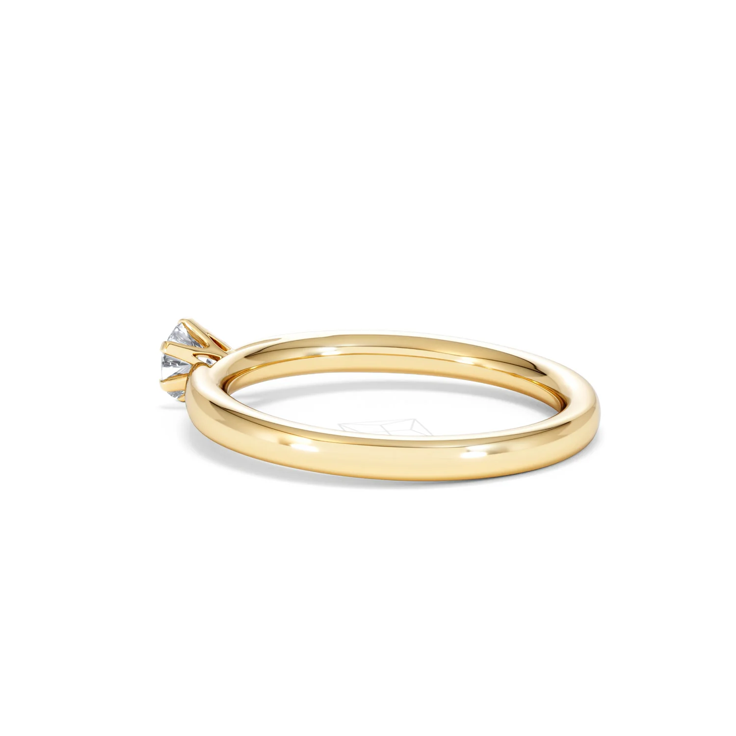 Certified Low Set Chloe 18K Gold Diamond Engagement Ring 0.25CT - Image 61