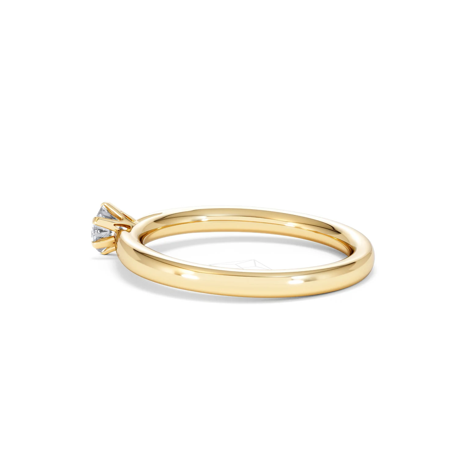 Certified Low Set Chloe 18K Gold Diamond Engagement Ring 0.25CT - Image 63
