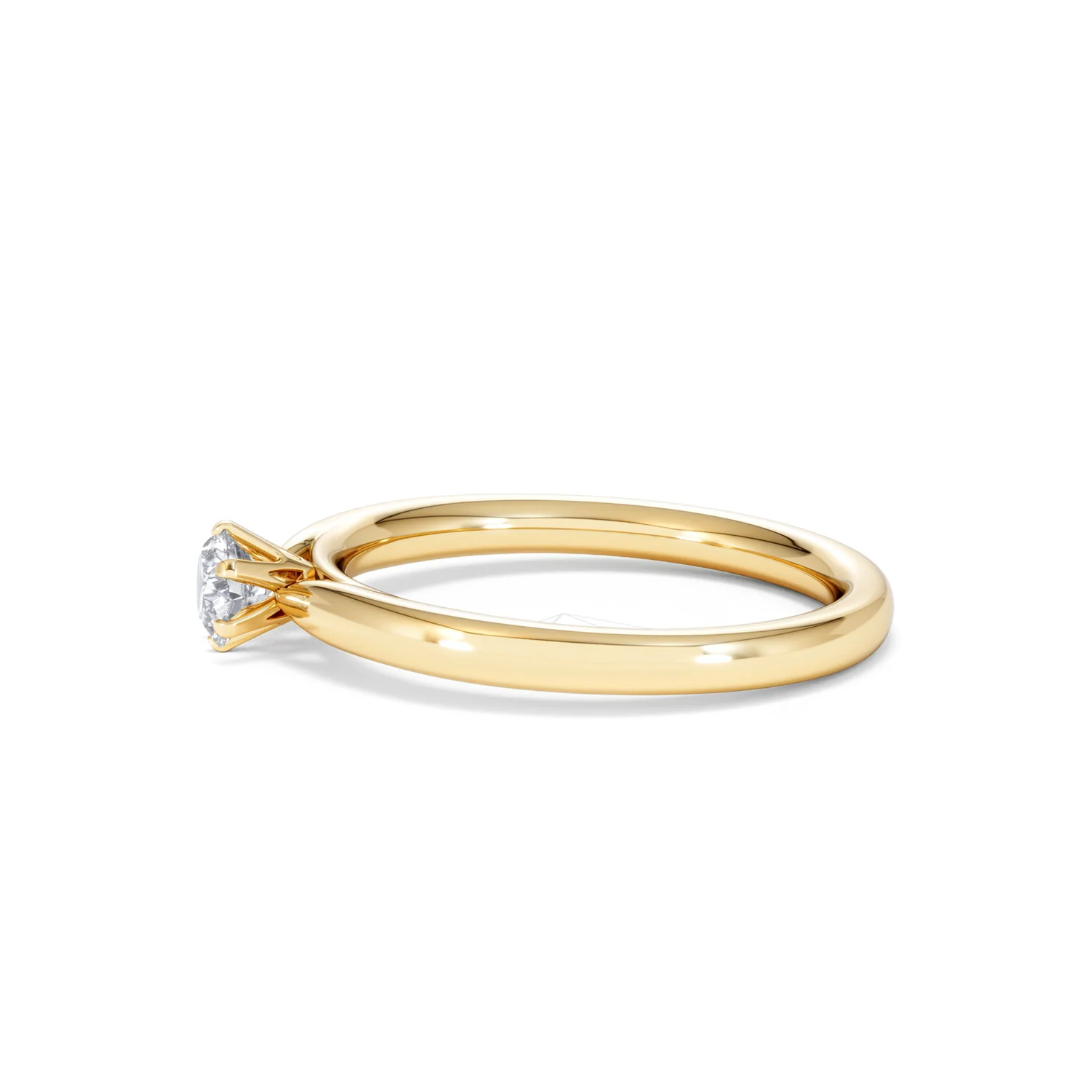 Certified Low Set Chloe 18K Gold Diamond Engagement Ring 0.25CT - Image 70