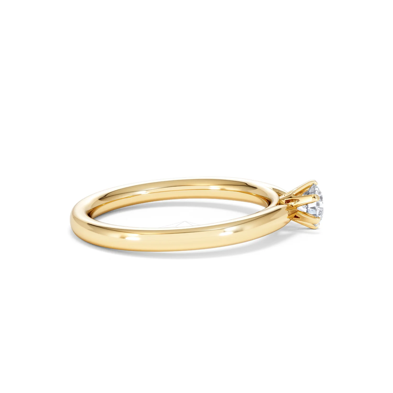 Certified Low Set Chloe 18K Gold Diamond Engagement Ring 0.33CT - Image 28