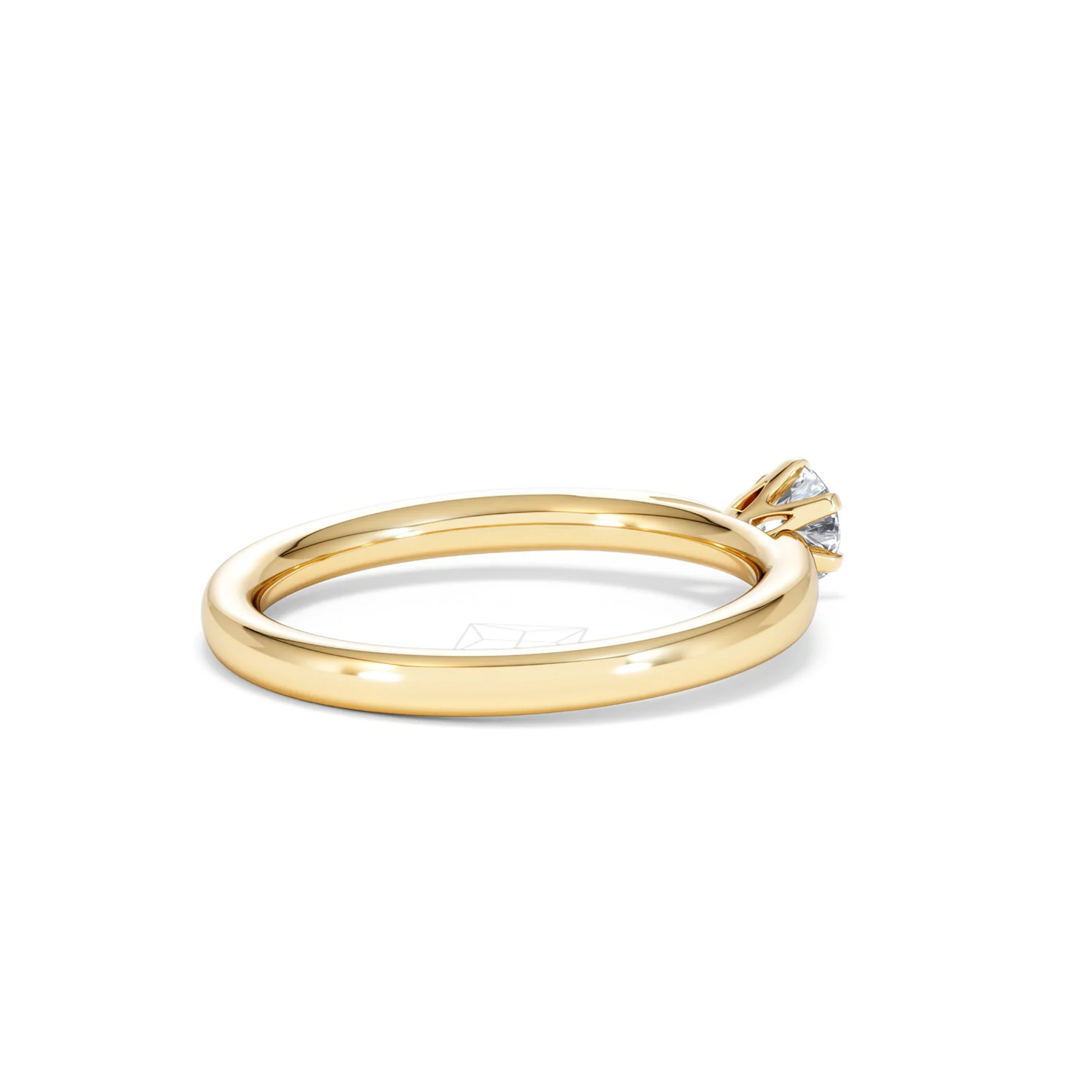 Certified Low Set Chloe 18K Gold Diamond Engagement Ring 0.33CT - Image 36