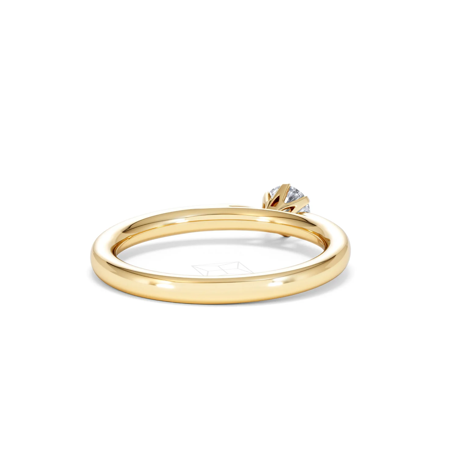 Certified Low Set Chloe 18K Gold Diamond Engagement Ring 0.33CT - Image 42
