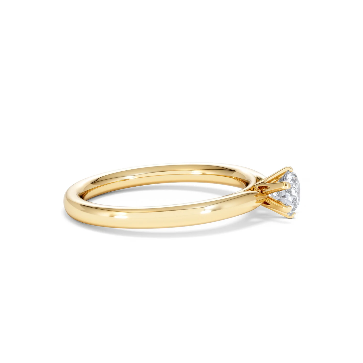 Certified Low Set Chloe 18K Gold Diamond Engagement Ring 0.50CT - Image 25