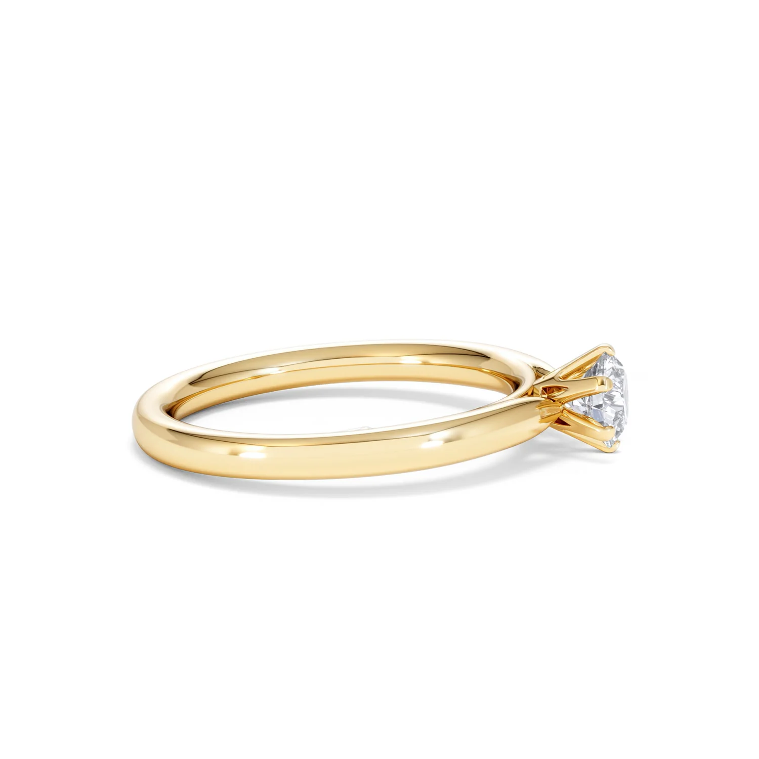 Certified Low Set Chloe 18K Gold Diamond Engagement Ring 0.50CT - Image 26