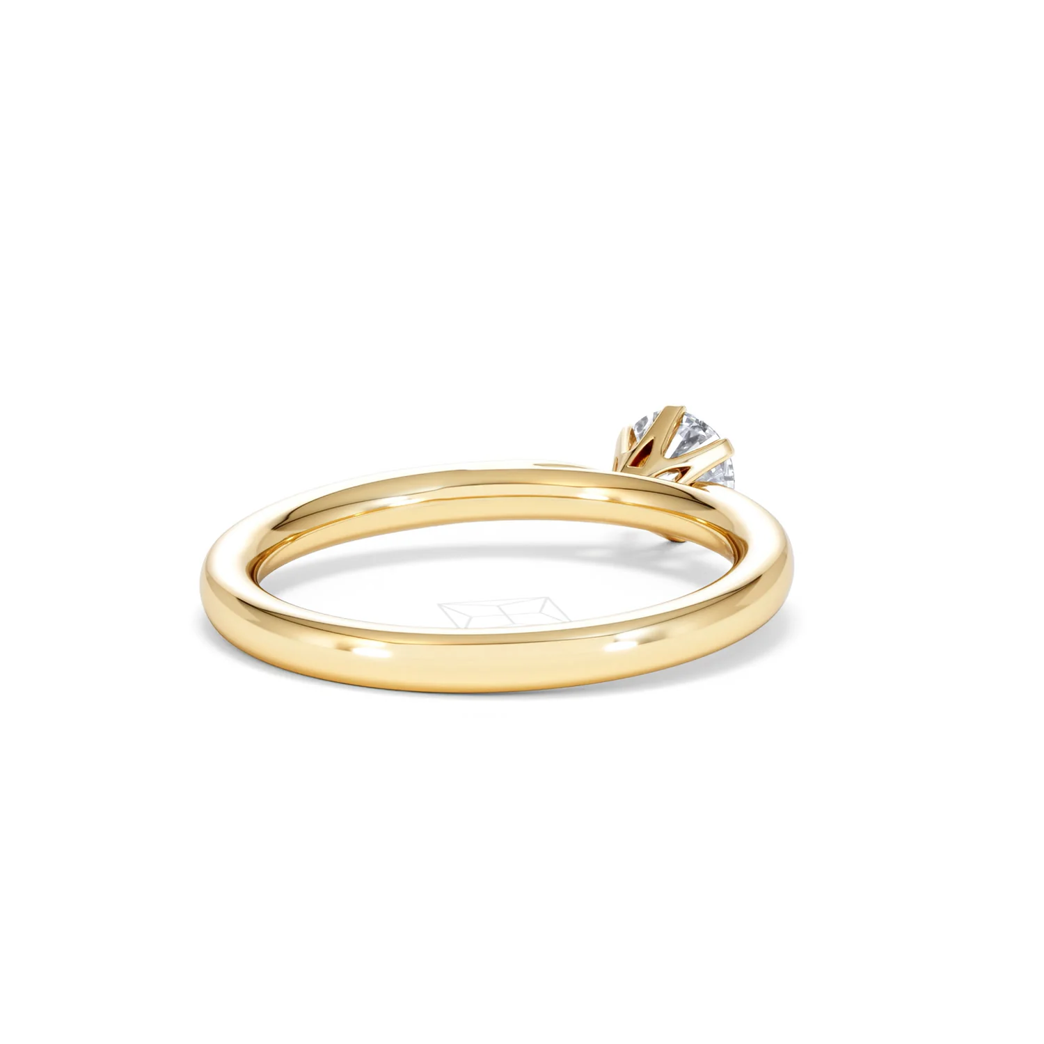Certified Low Set Chloe 18K Gold Diamond Engagement Ring 0.50CT - Image 41