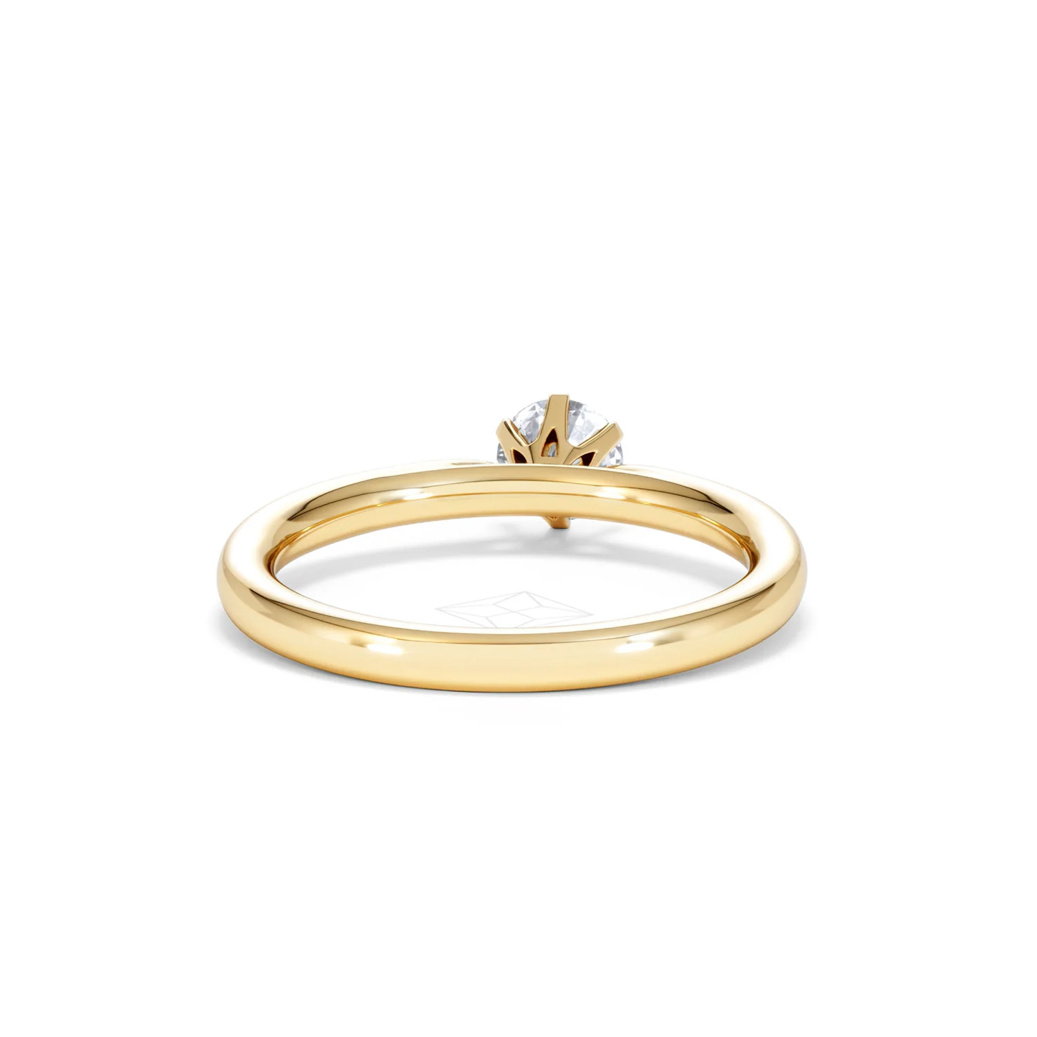 Certified Low Set Chloe 18K Gold Diamond Engagement Ring 0.50CT - Image 46