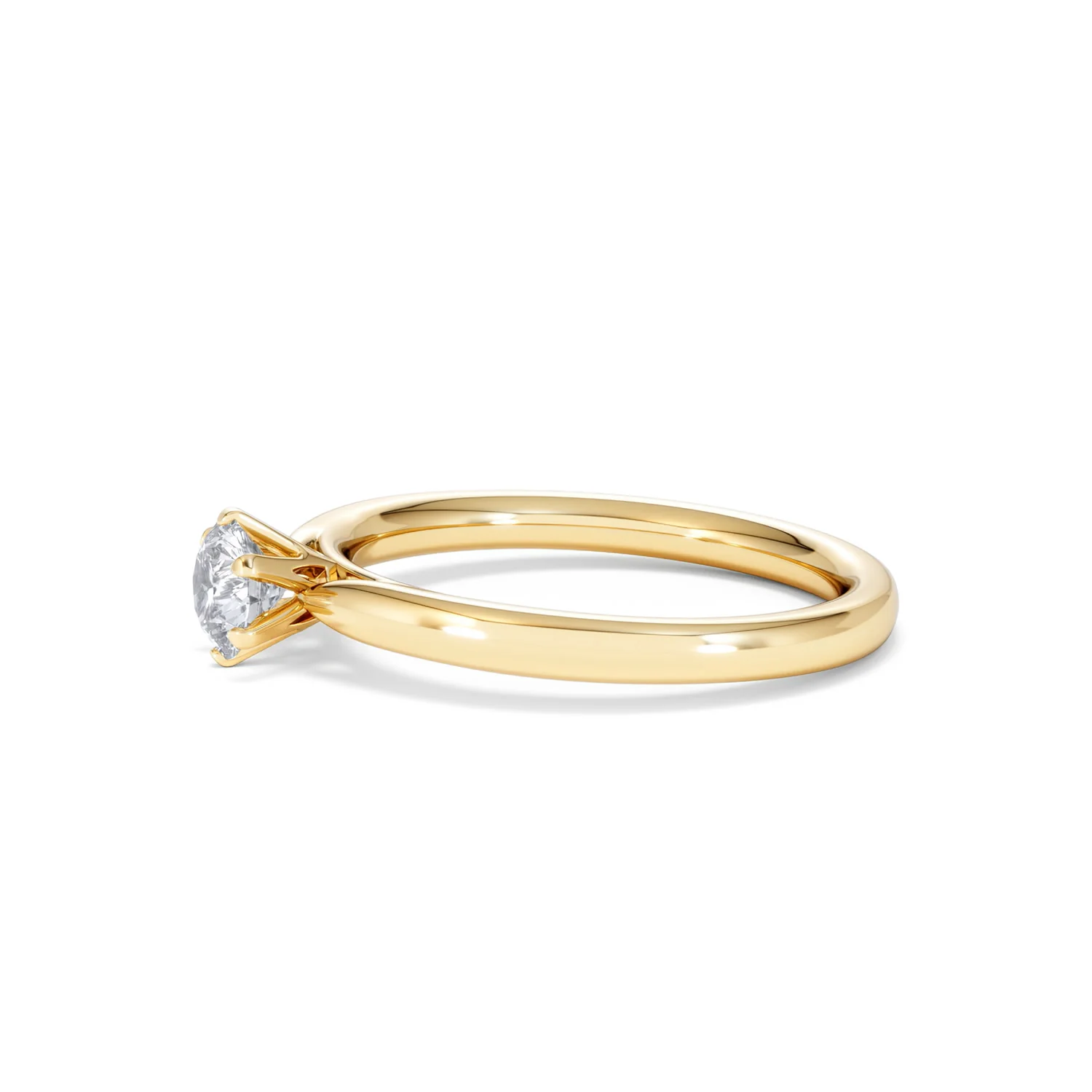 Certified Low Set Chloe 18K Gold Diamond Engagement Ring 0.50CT - Image 72