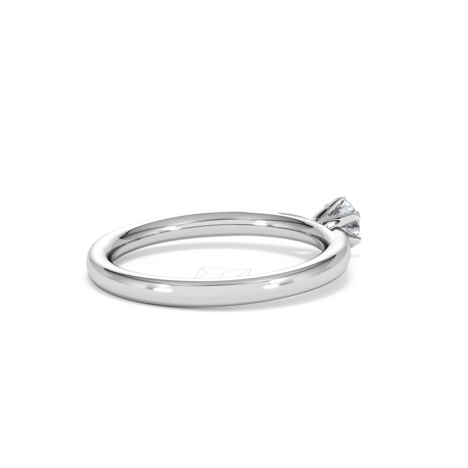 Certified Low Set Chloe Platinum Diamond Engagement Ring 0.33CT-F-G/VS - Image 36