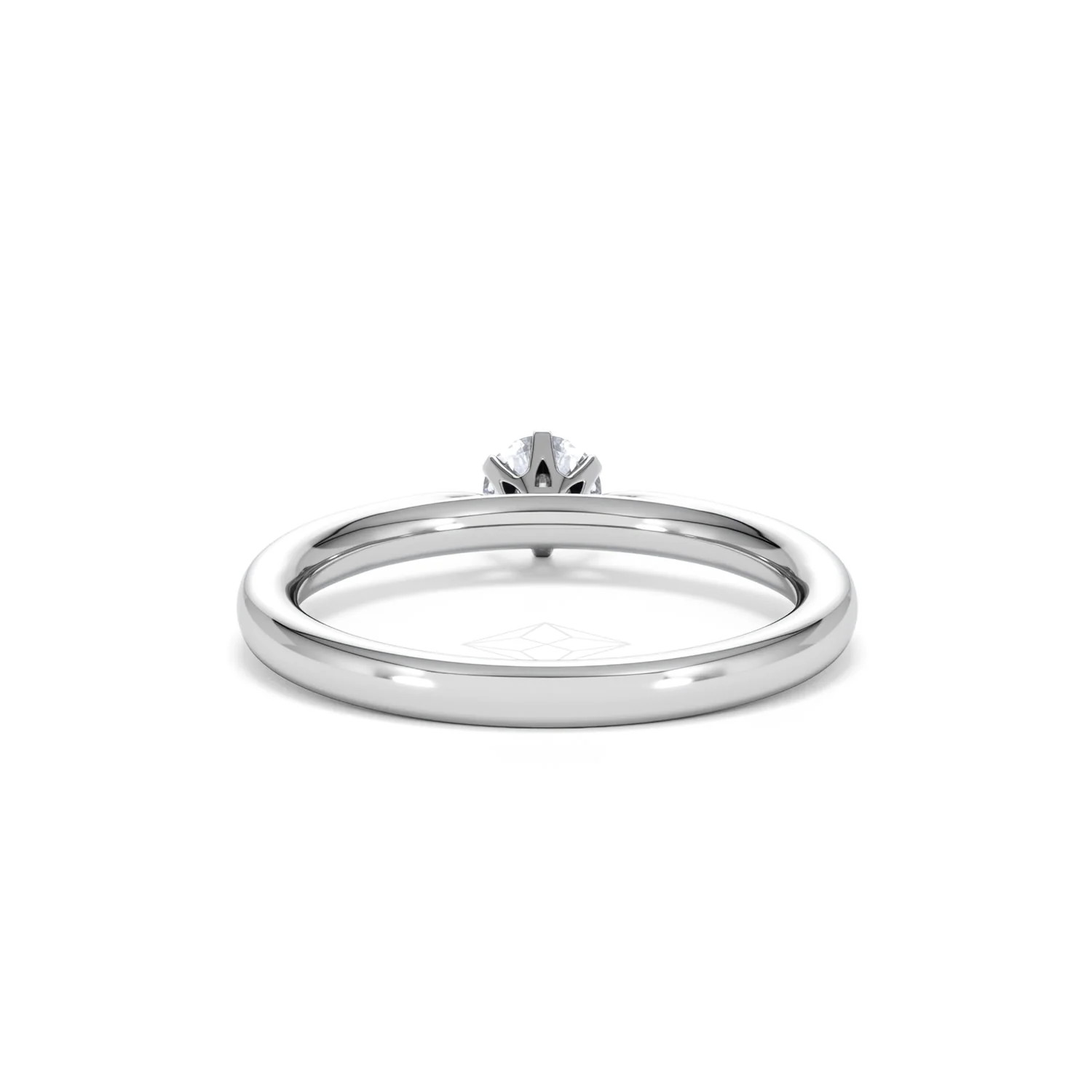 Certified Low Set Chloe Platinum Diamond Engagement Ring 0.33CT-F-G/VS - Image 48