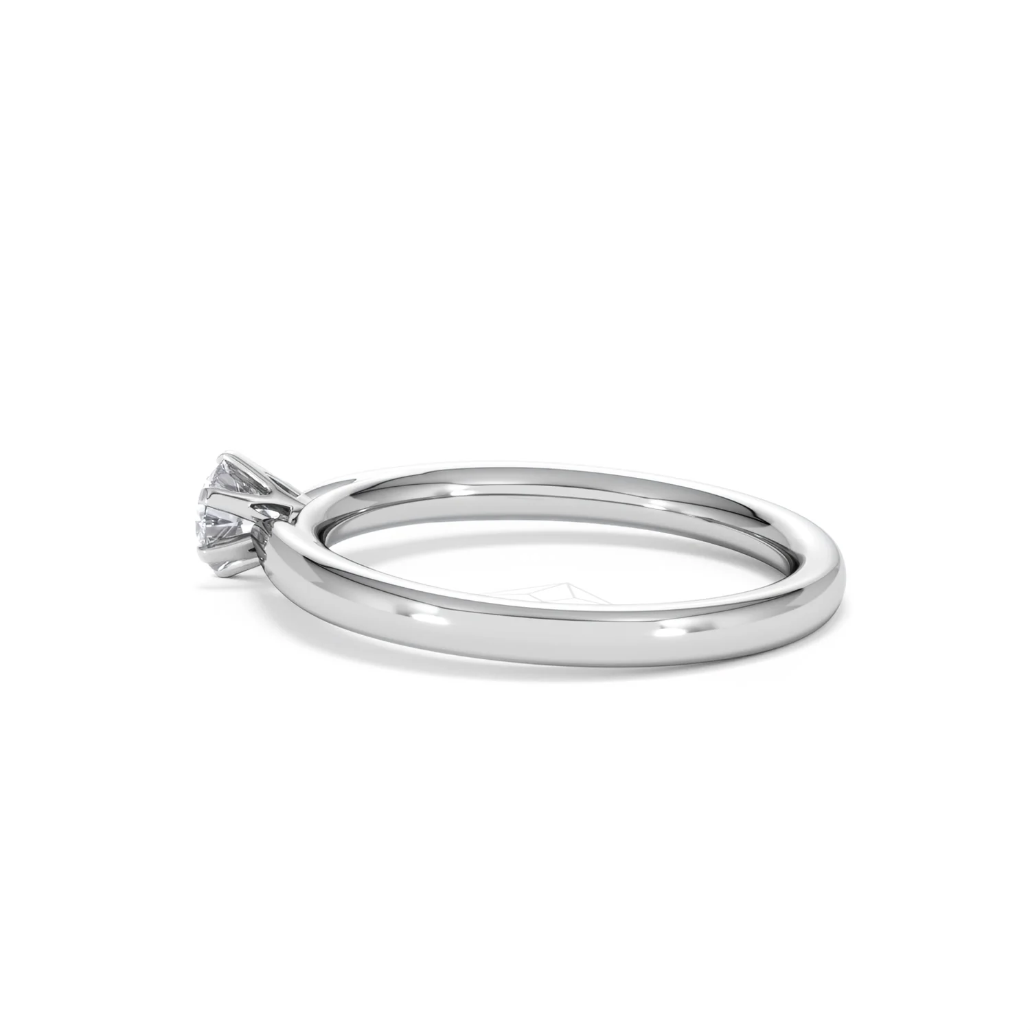Certified Low Set Chloe Platinum Diamond Engagement Ring 0.33CT-F-G/VS - Image 64