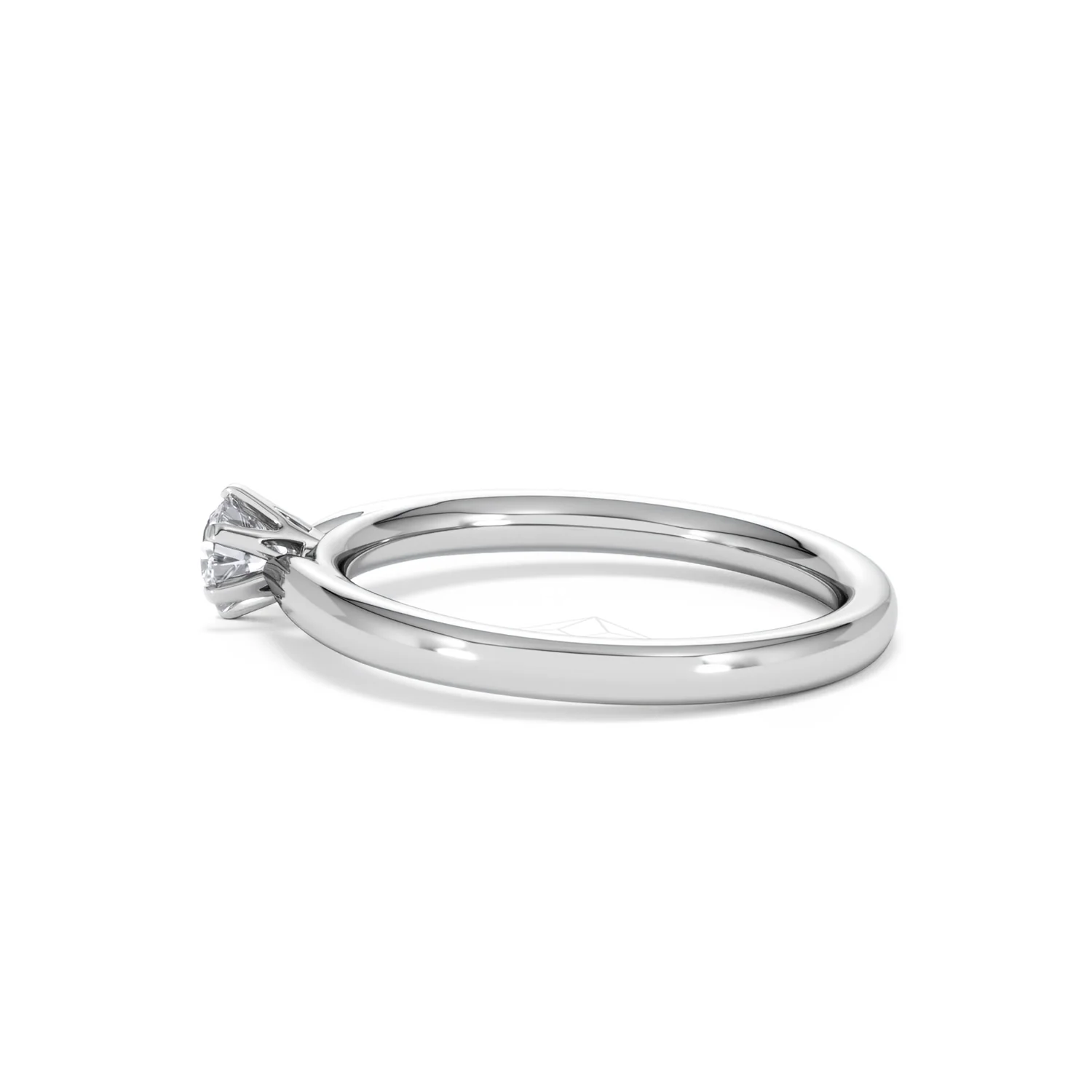 Certified Low Set Chloe Platinum Diamond Engagement Ring 0.33CT-F-G/VS - Image 65