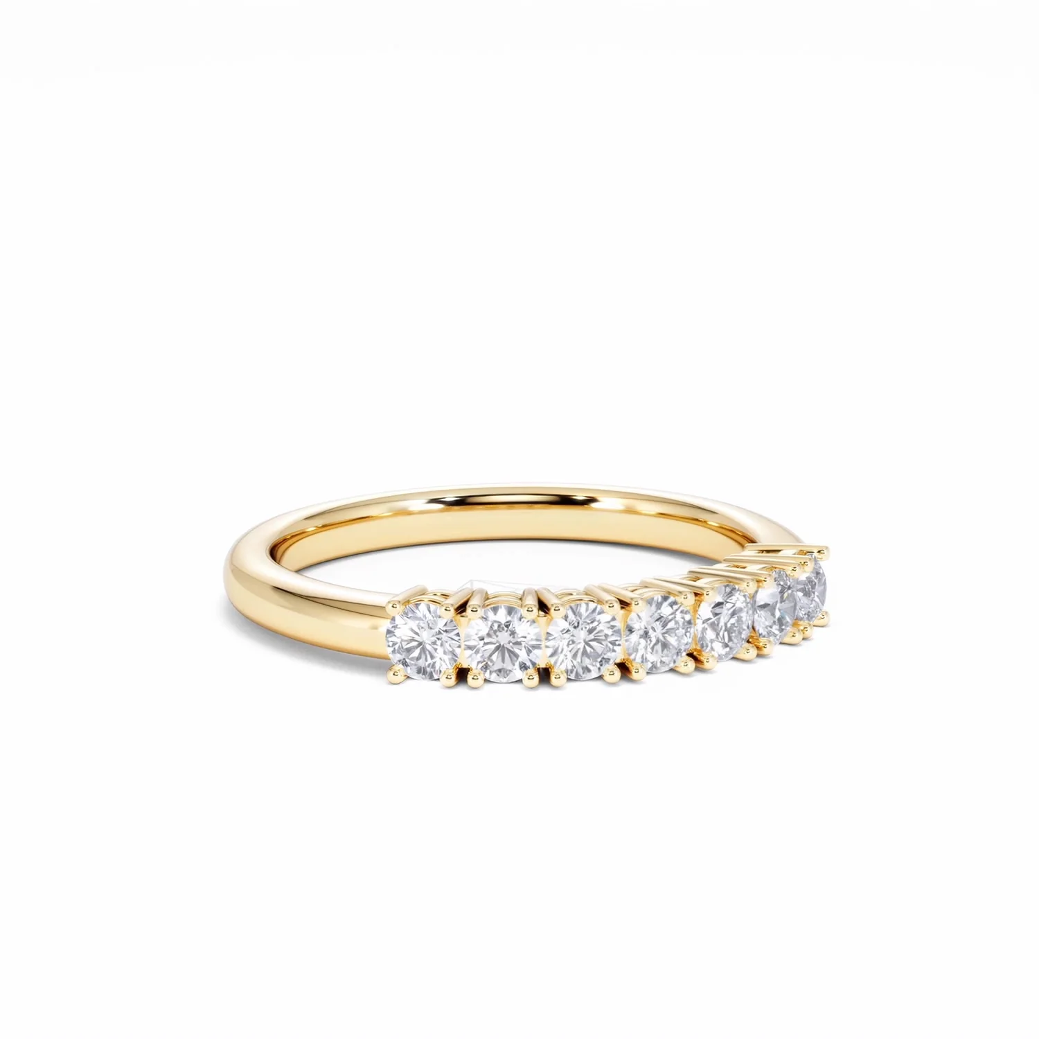 Chloe 18K Gold 7 Stone Diamond Eternity Ring 0.50CT H/SI - Image 14