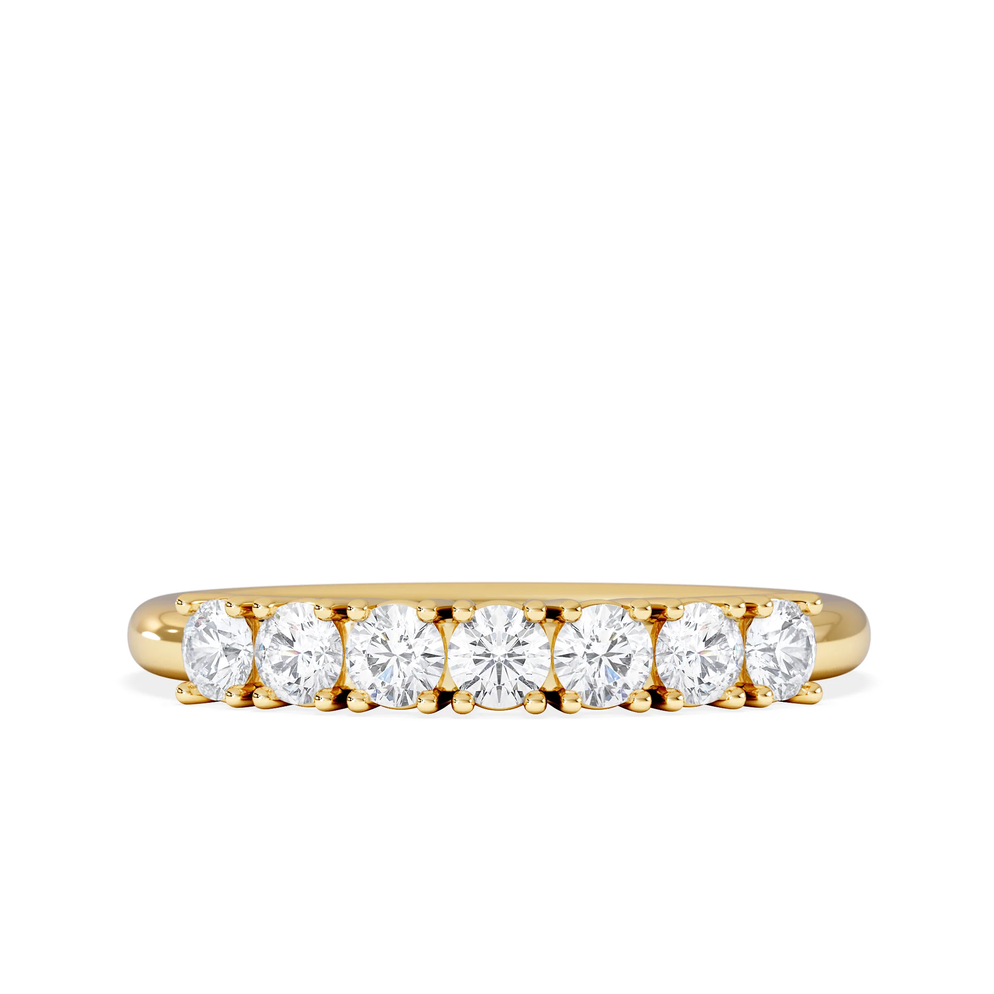 Chloe 18K Gold 7 Stone Diamond Eternity Ring 0.50CT H/SI - Image 3