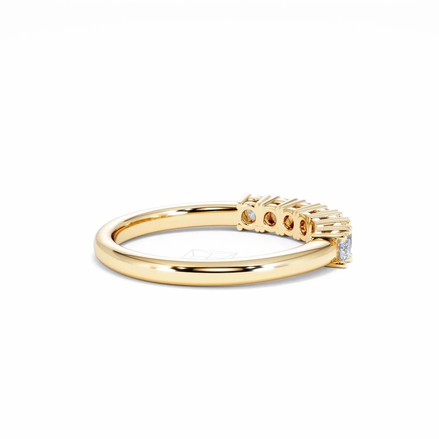 Chloe 18K Gold 7 Stone Diamond Eternity Ring 0.50CT H/SI - Image 34