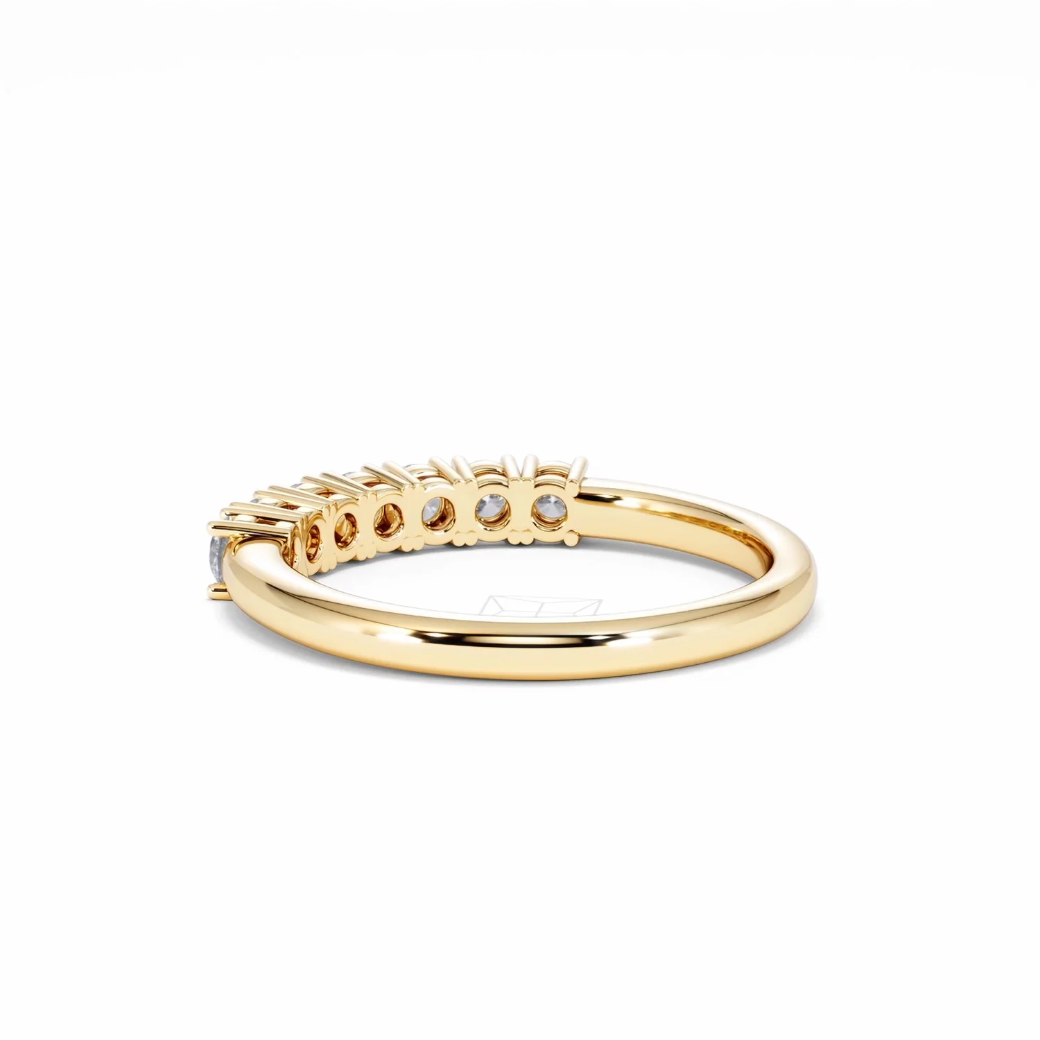 Chloe 18K Gold 7 Stone Diamond Eternity Ring 0.50CT H/SI - Image 56